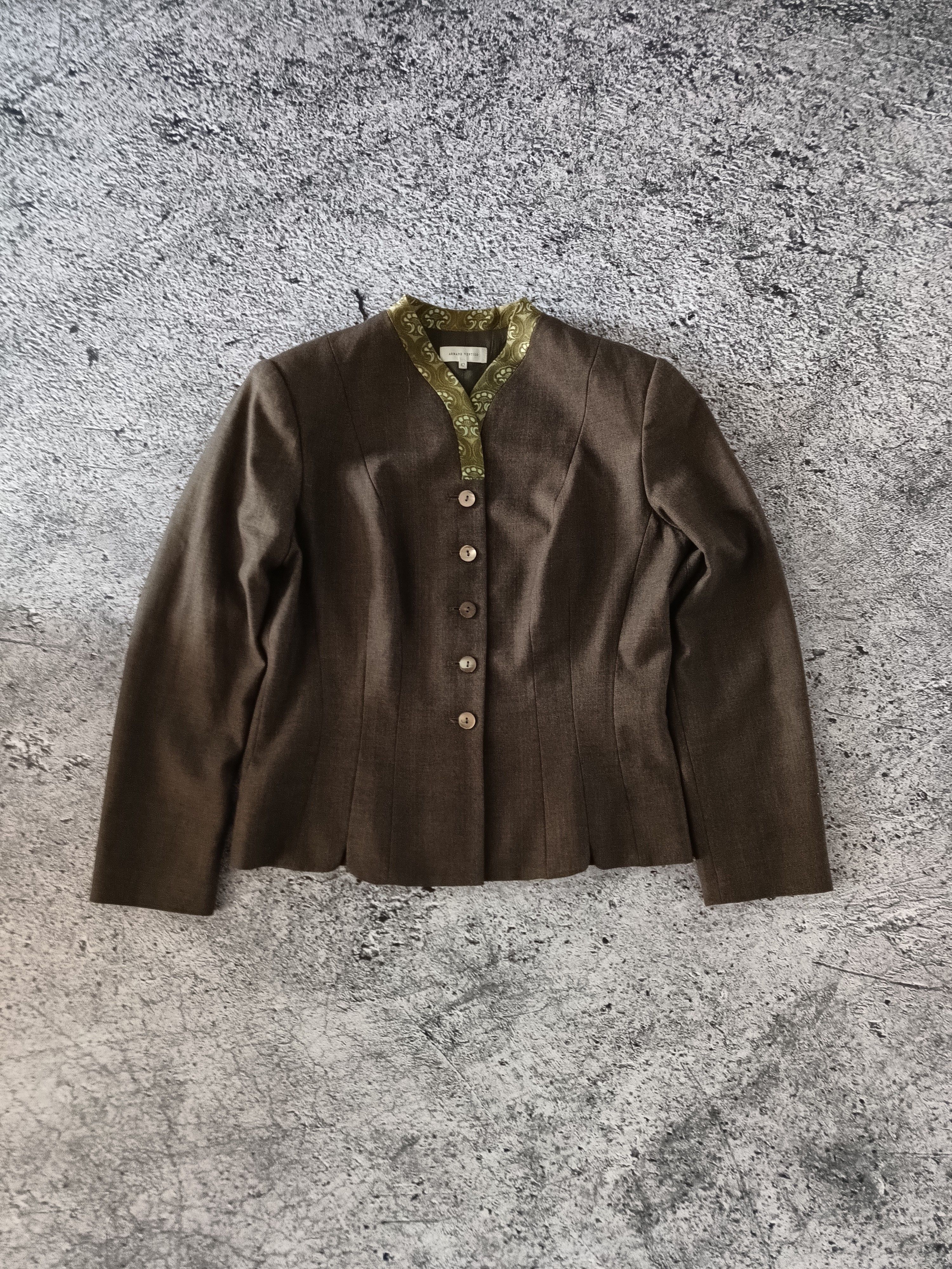 Designer × Vintage Armand Ventilo vintage wool blazer Size XL / US 12-14 / IT 48-50 - 2 Thumbnail