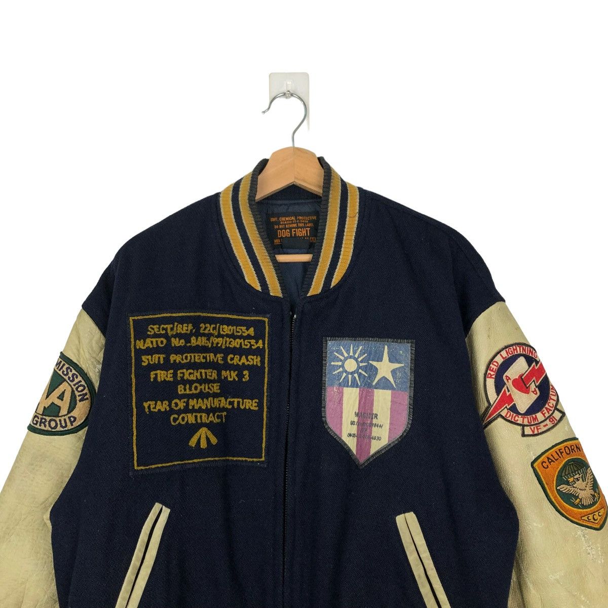 Toyo Enterprises 🔥80s VARSITY JACKET SPECIAL UNIFORM LEATHER TOYO ENTERPRISE Size US M / EU 48-50 / 2 - 3 Thumbnail