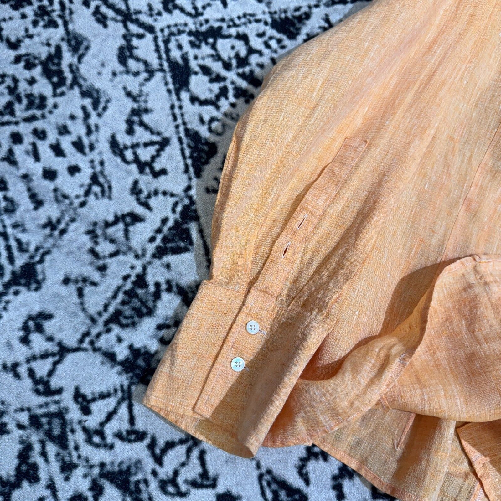 Escada × Vintage Vintage Escada Sport Orange Linen Button Up Shirt Size M Y2K Size US M / EU 48-50 / 2 - 7 Thumbnail