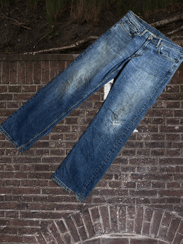 Levi's × Vintage Vintage Levis 514 Denim Painter Levi's Faded Jeans Size US 34 / EU 50 - 1 Thumbnail