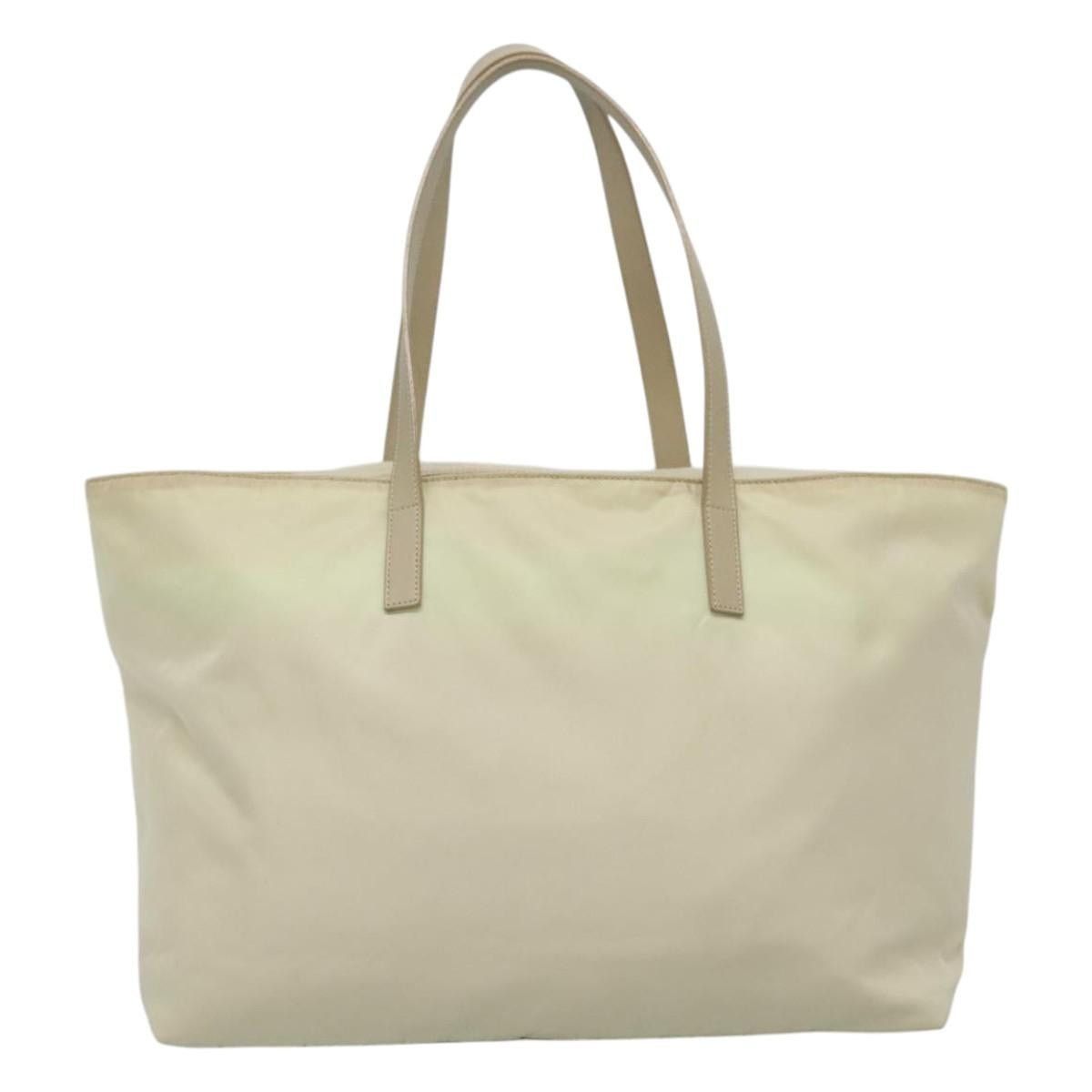 Prada PRADA Tote Bag Nylon Ivory Silver Size ONE SIZE - 3 Thumbnail