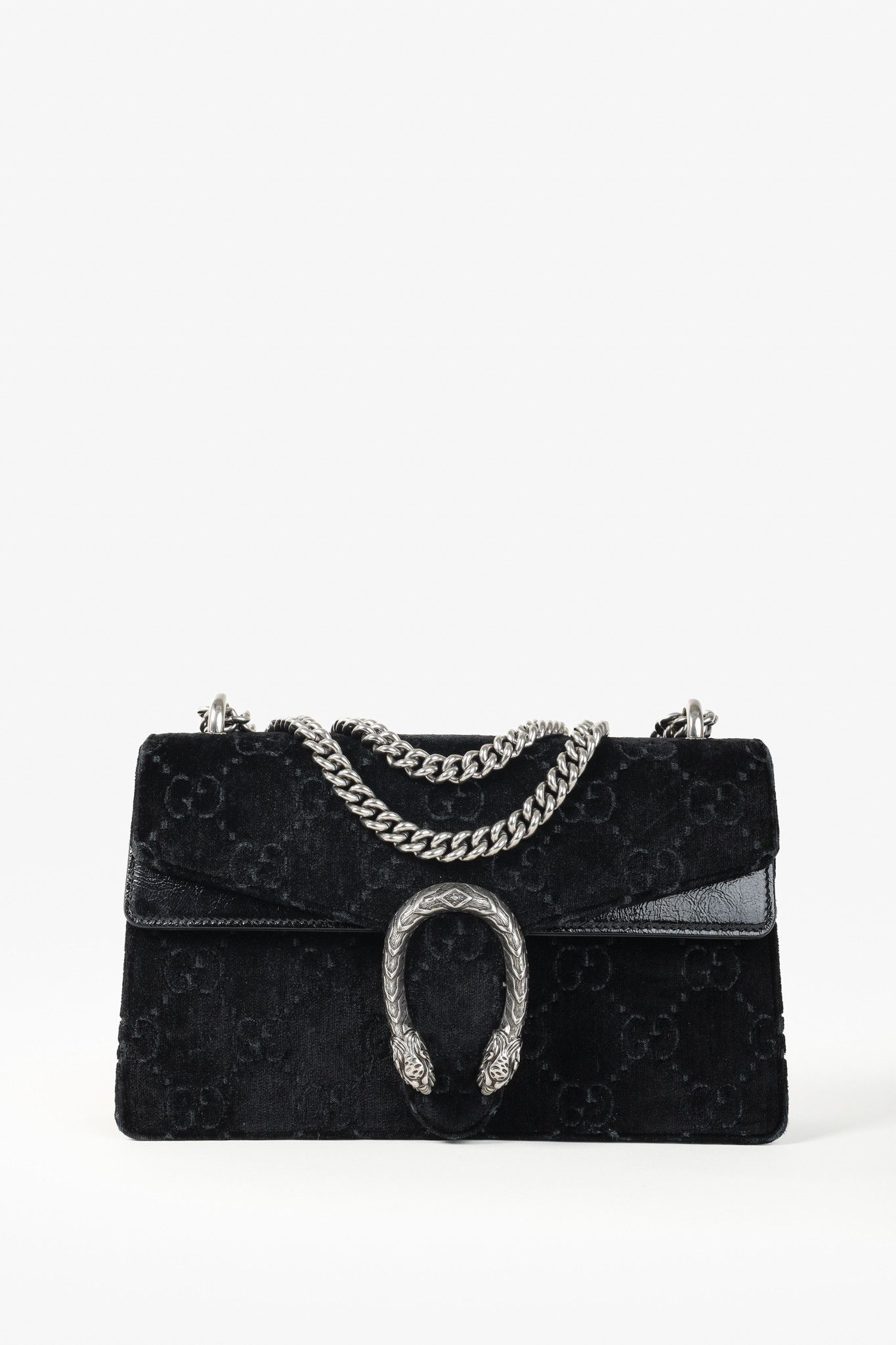 Gucci Gucci Velvet GG Monogram Dionysus Shoulder Bag Size ONE SIZE - 1 Thumbnail