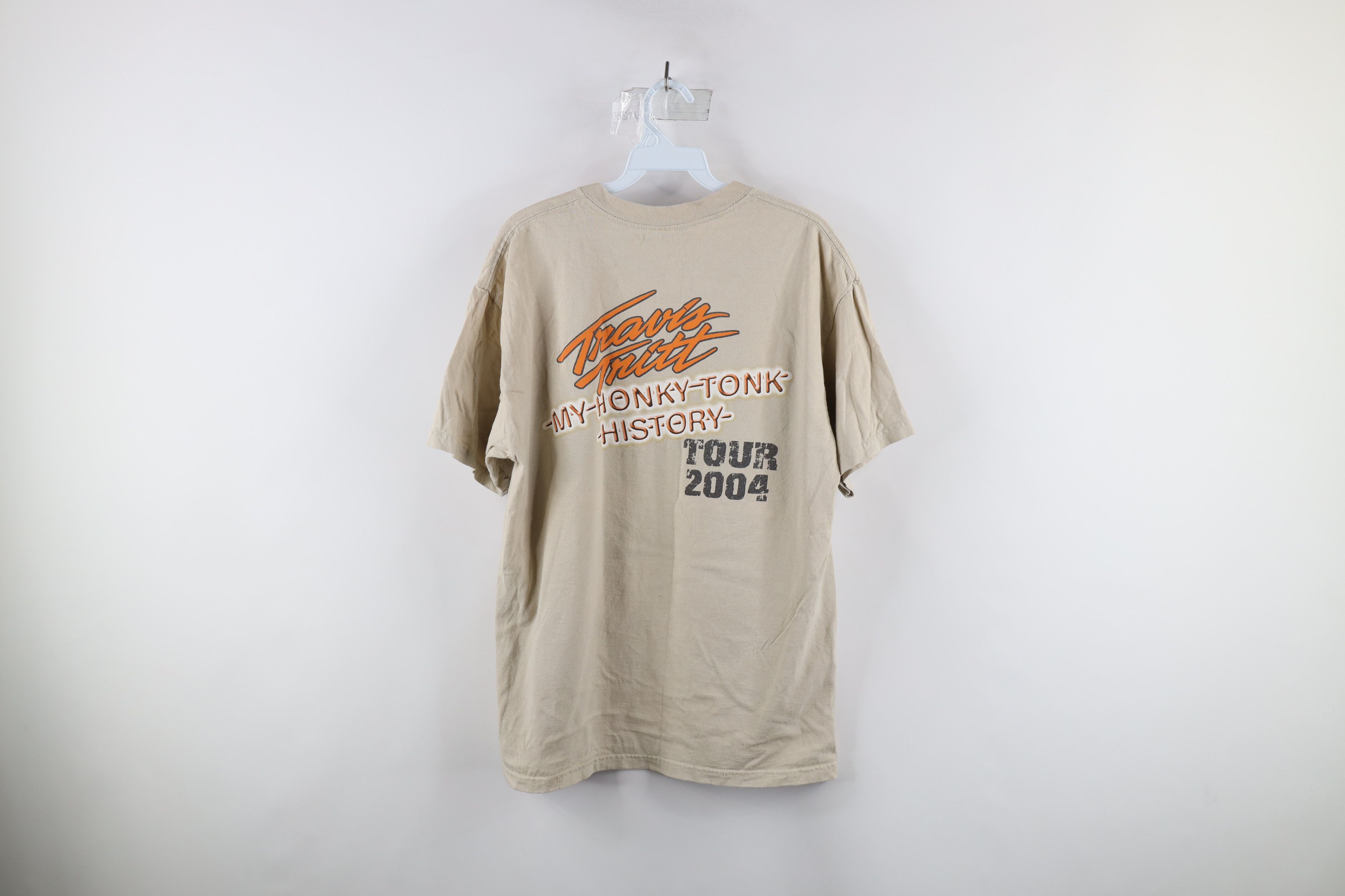 Vintage Vintage Tonk History 2004 Travis Tritt Band Tour T-Shirt Size US L / EU 52-54 / 3 - 7 Thumbnail