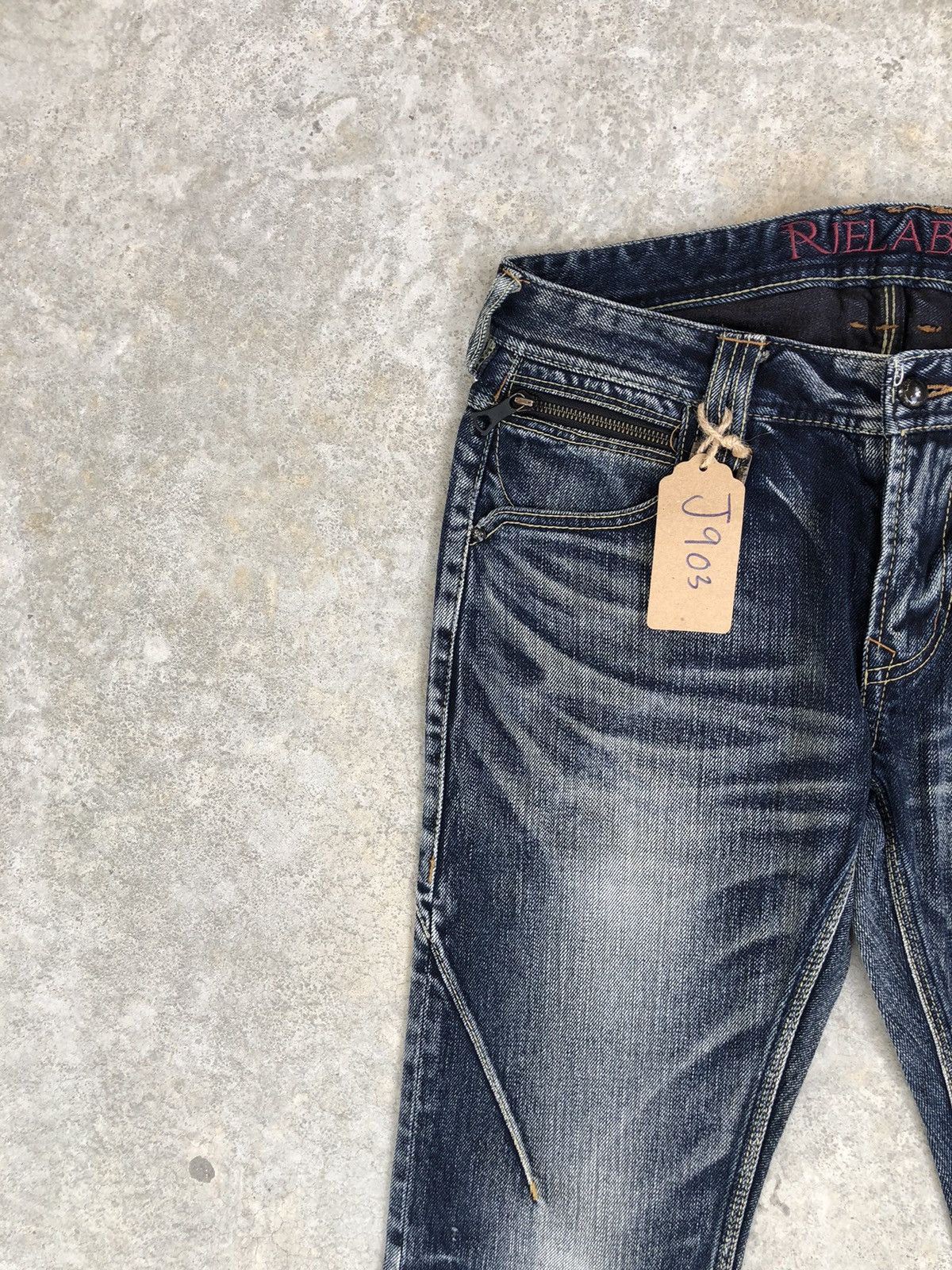 If Six Was Nine Japanese Rielabo Flared Jeans Distressed Jeans Size US 32 / EU 48 - 3 Thumbnail