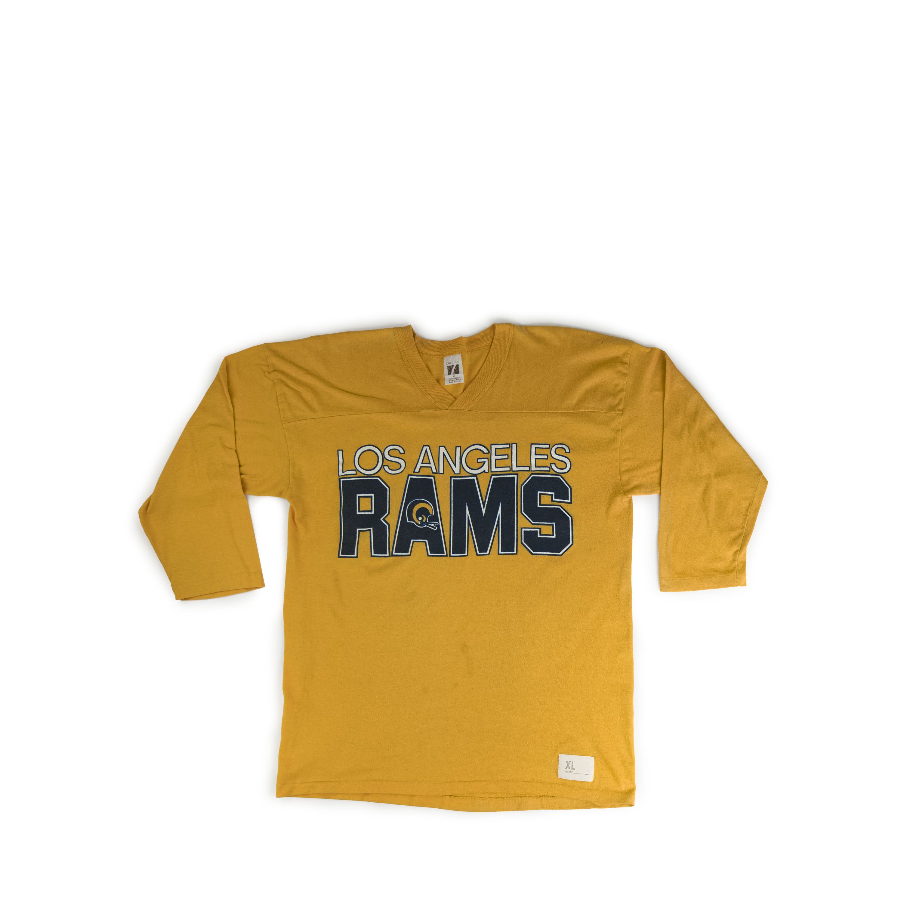 NFL Vintage 1970's Los Angeles Rams Tee Shirt Size US XL / EU 56 / 4 - 1 Thumbnail