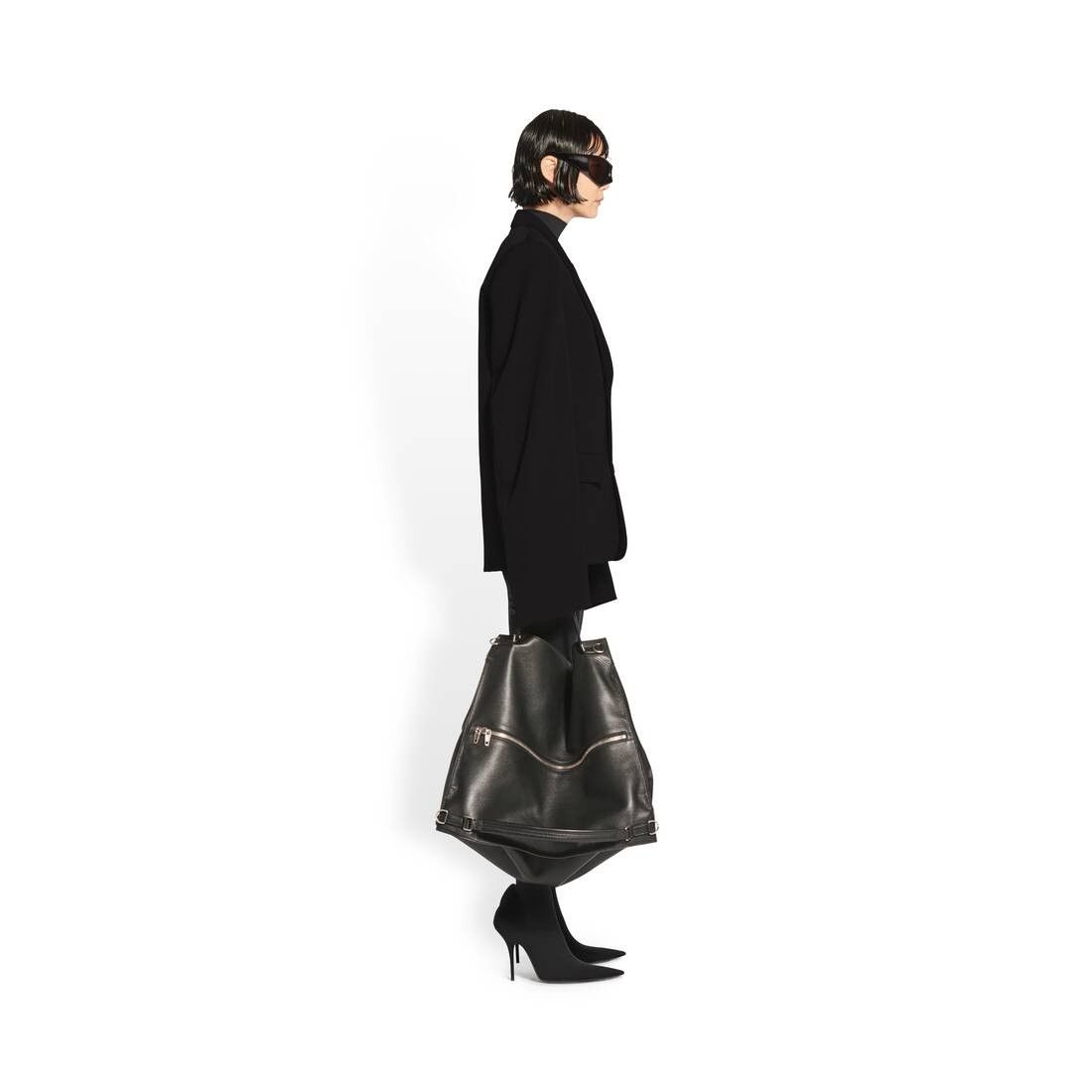 Balenciaga o1w1db10625 Fitted Jacket in Black Size M / US 6-8 / IT 42-44 - 3 Thumbnail