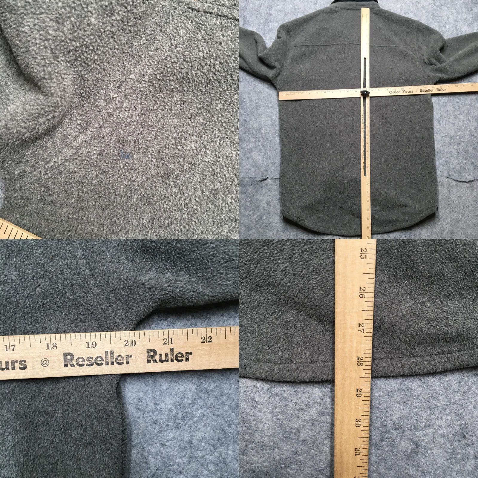 Outerknown Outerknown Fleece Shirt Jacket Mens Small S Gray Fleece Snap Front Pockets Jac Size US S / EU 44-46 / 1 - 9 Thumbnail