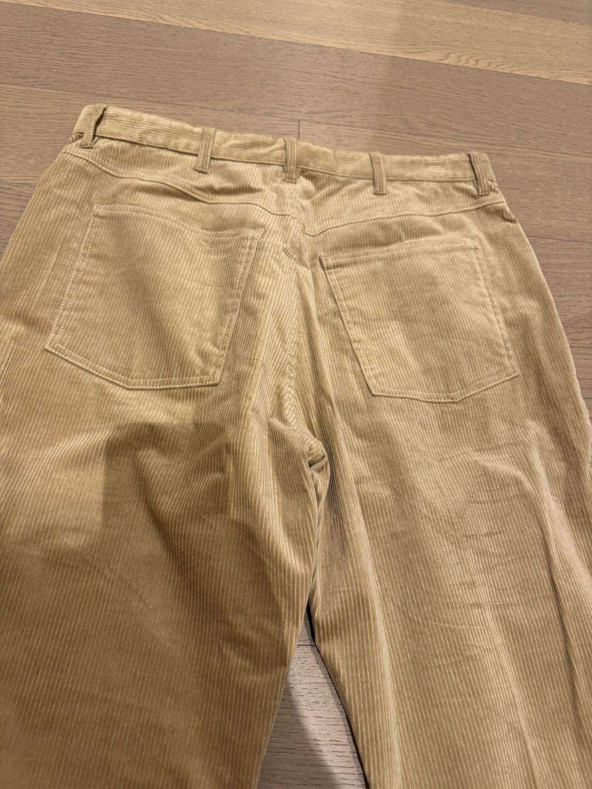 Acne Studios Acne Studios Corduroy Trousers (Beige Size 32) Size US 32 / EU 48 - 4 Thumbnail