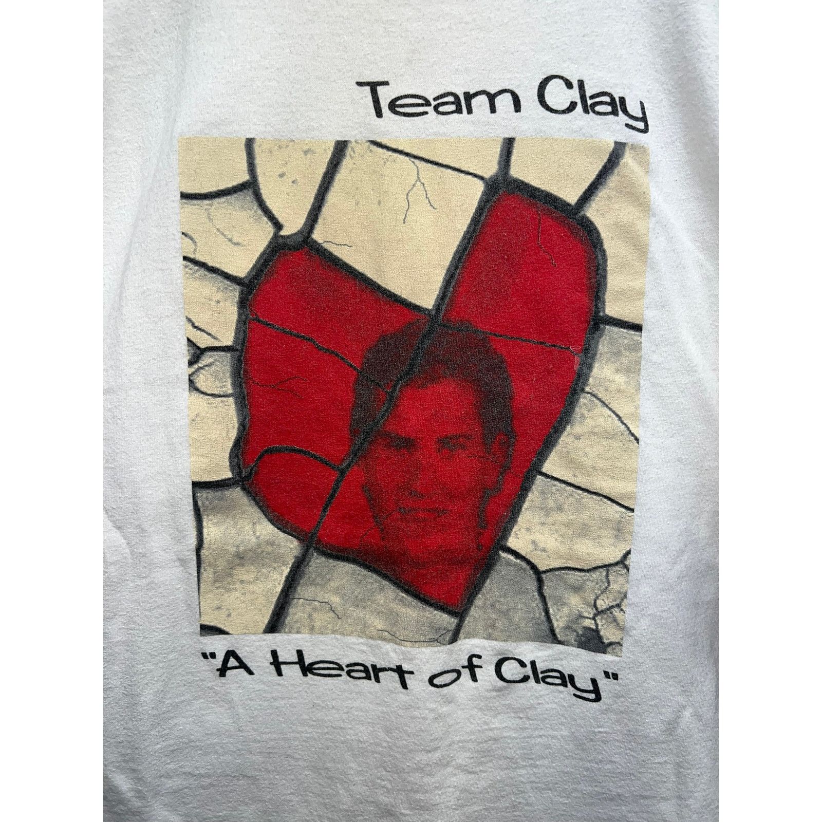 Gildan Vintage Decision Analyst Shirt Team Clay A Heart Of Clay 90s Size US XXL / EU 58 / 5 - 2 Thumbnail