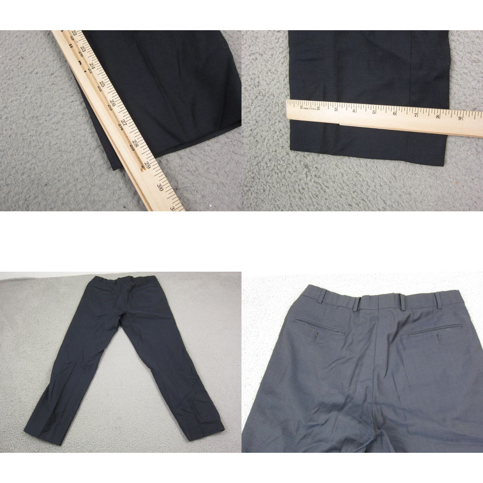 Brooks Brothers Brooks Brothers Pants Mens Regular 36x30 Blue Wool Dress Pants 90s Straight Front Slacks Dressy Formal Summer Fall Winter Spring Men Size US 36 / EU 52 - 9 Thumbnail