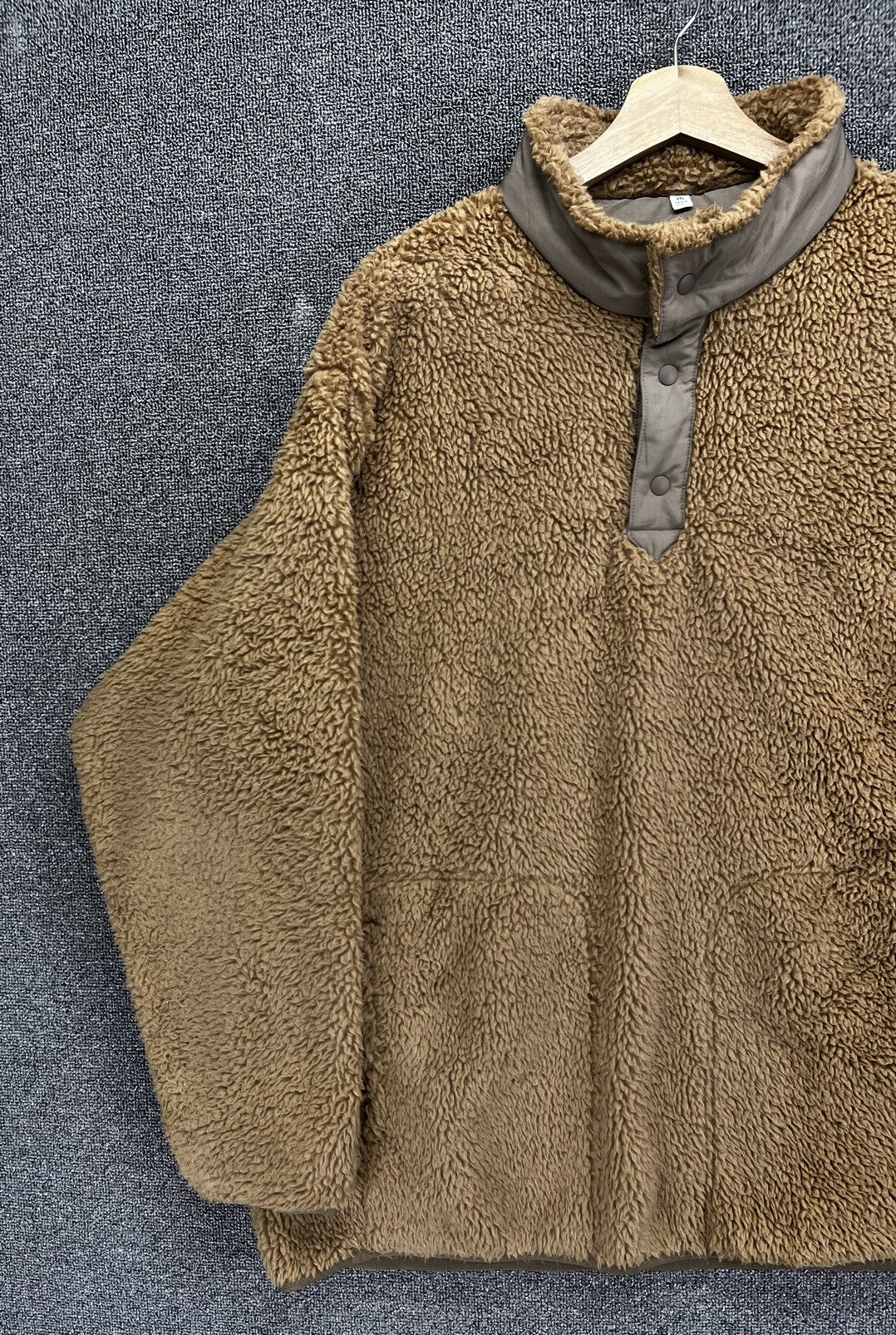 Japanese Brand Uniqlo Fleece Snap Button Rare Sweatshirt Size US XXL / EU 58 / 5 - 2 Thumbnail