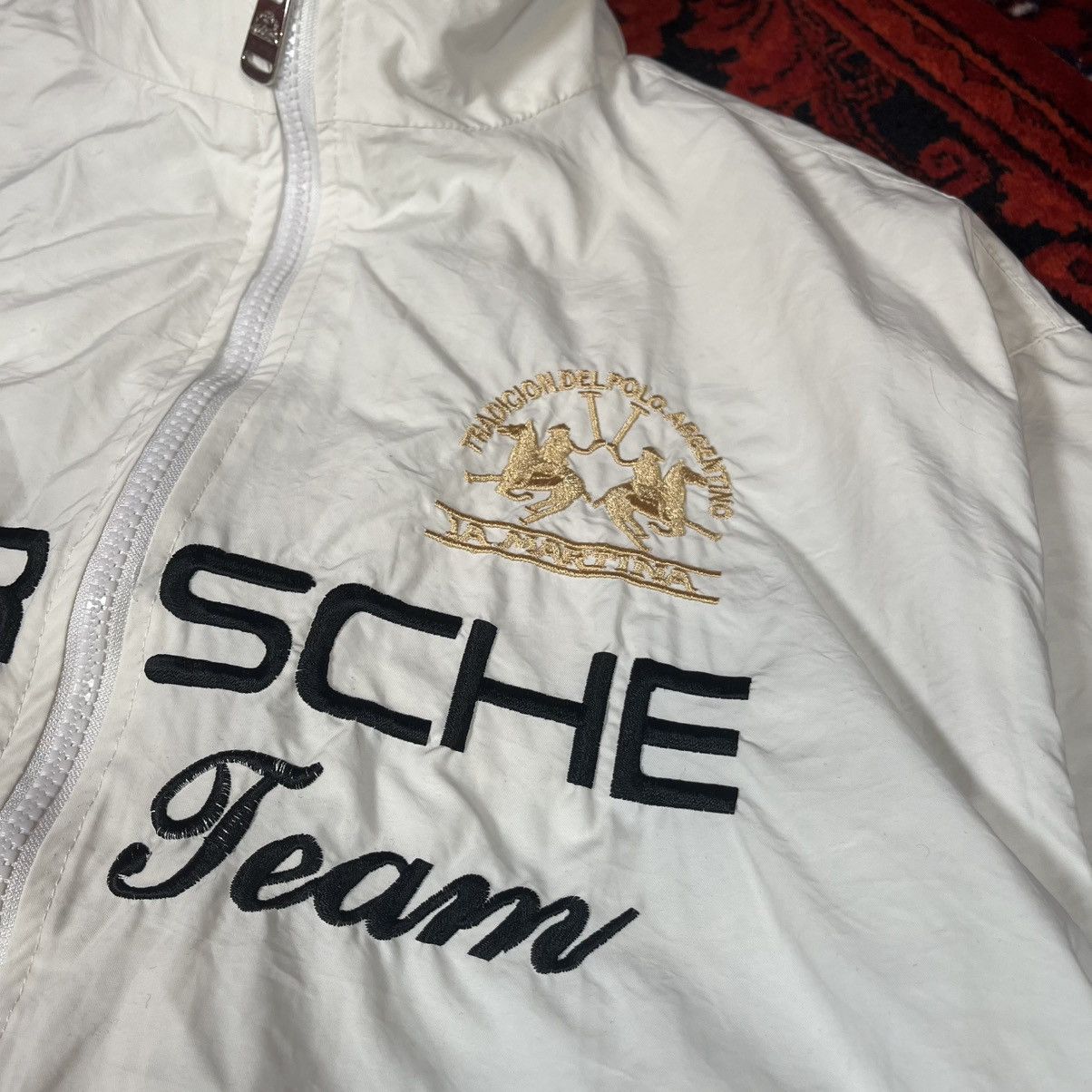 La Martina × Porsche Design La Martina Porsche Polo Team Y2K Jacket Full Zip Windbreaker Size US XXL / EU 58 / 5 - 11 Thumbnail