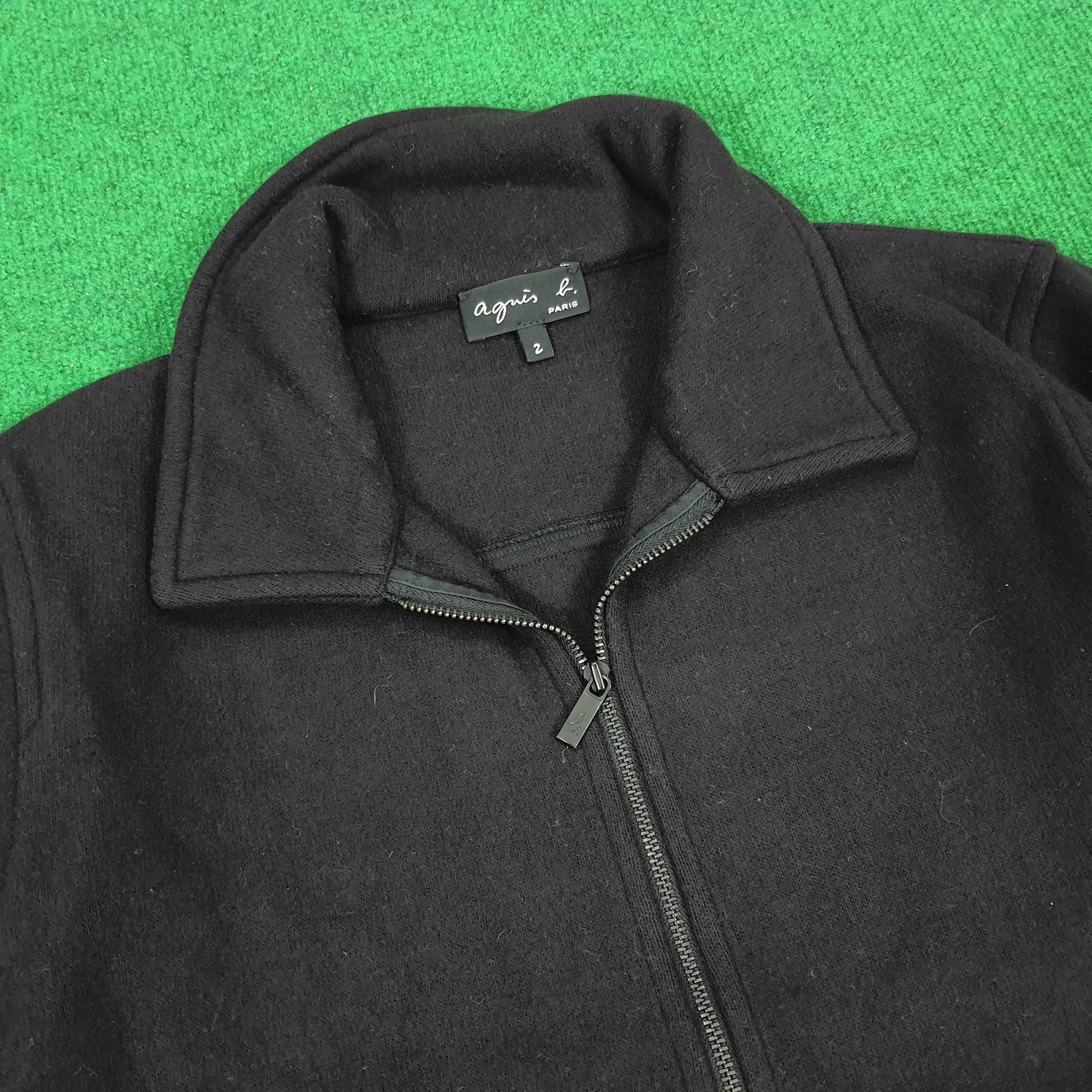 Designer × agnes b. Vintage Agnes b. Paris Zipper Sweaters Size S / US 4 / IT 40 - 2 Thumbnail