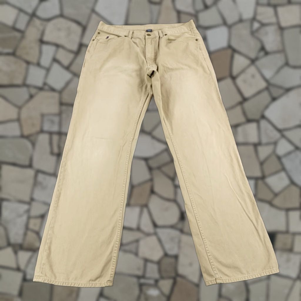 Polo Ralph Lauren VINTAGE Polo Ralph Lauren Pants Mens 36x32 Chino Khaki Beige Straight Fit Adult Casual Professional 2000s Size US S / EU 44-46 / 1 - 1 Thumbnail