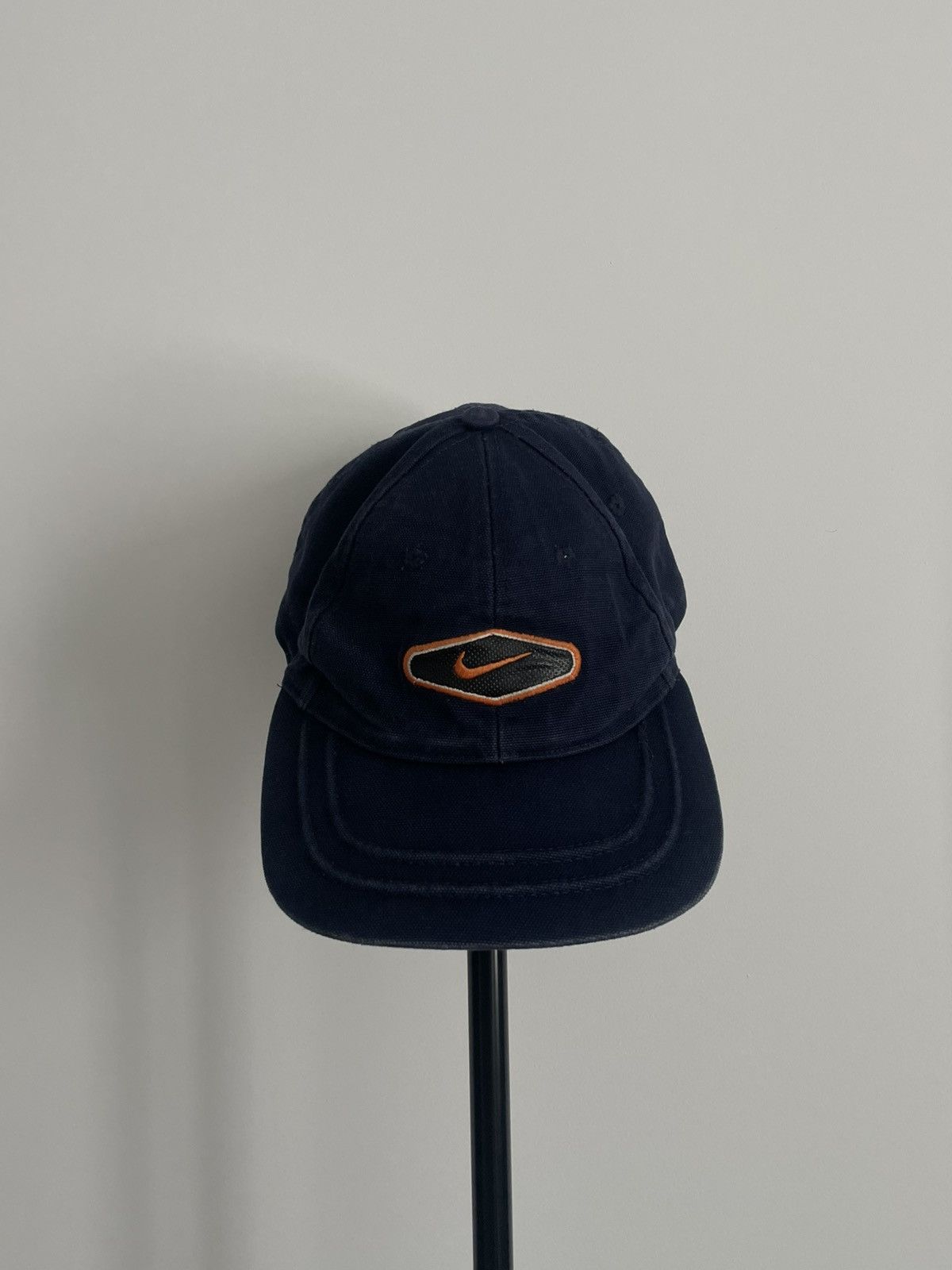 Nike Vintage Nike 1990’s Blue Faded Cap Swoosh Logo RARE Size ONE SIZE - 1 Thumbnail