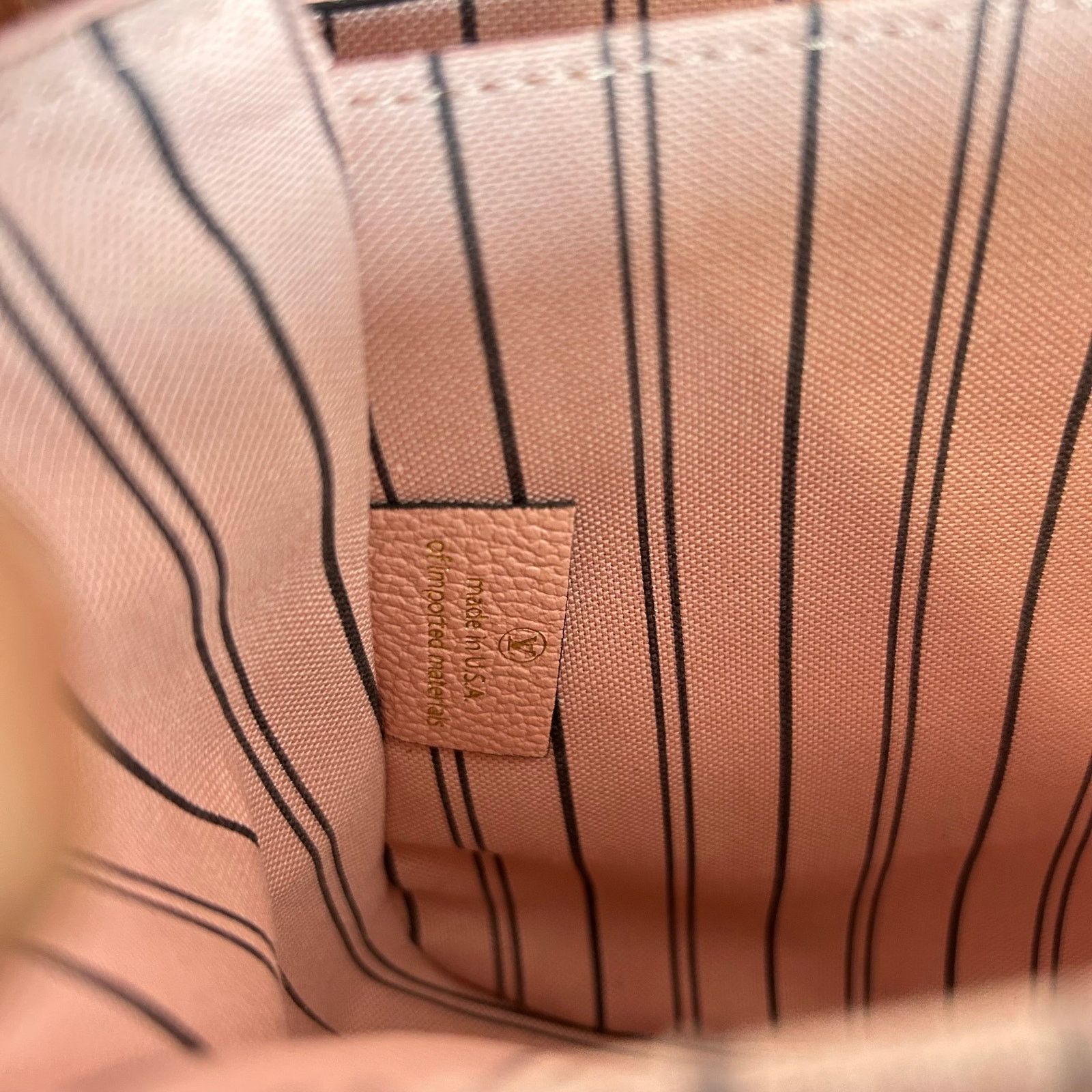 Louis Vuitton Louis Vuitton Pink Monogram Empreinte Pochette Metis Size ONE SIZE - 8 Thumbnail