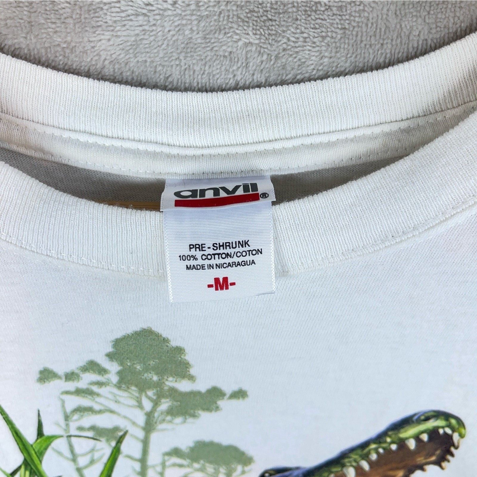 Anvil 90s Anvil Daytona Beach Alligator T Shirt M Pre-Shrunk Size US M / EU 48-50 / 2 - 4 Thumbnail