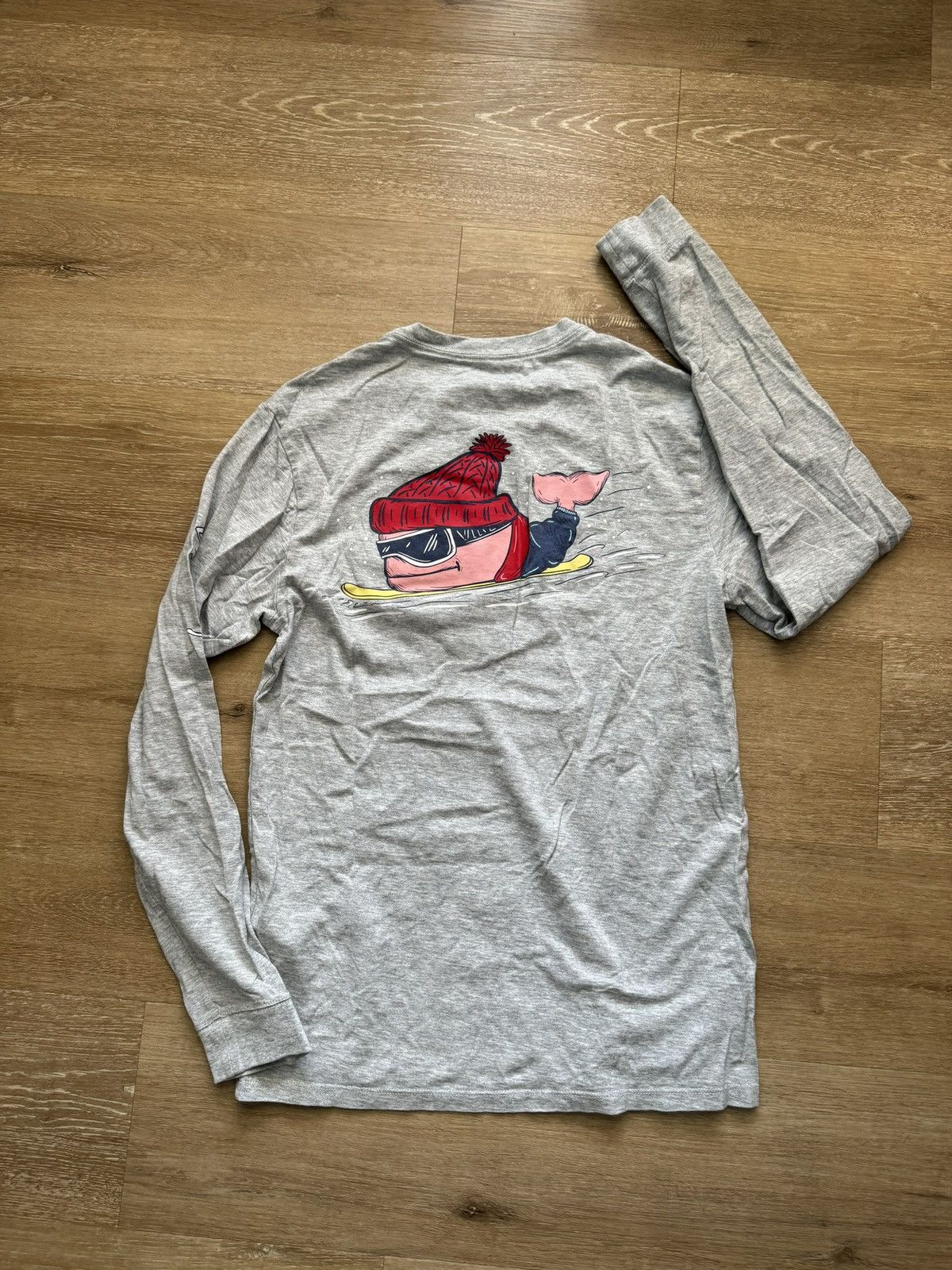 Vineyard Vines Vineyard Vines Snowboarding Pink Whale Pocket Long Sleeve Size US S / EU 44-46 / 1 - 3 Thumbnail