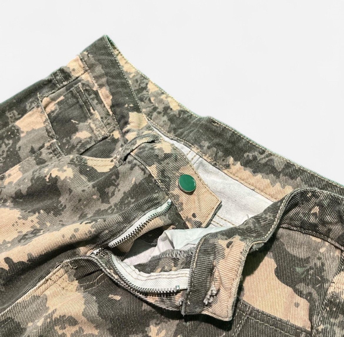 Vintage Vintage Grey and White Camo Print Pants Size US 30 / EU 46 - 3 Thumbnail