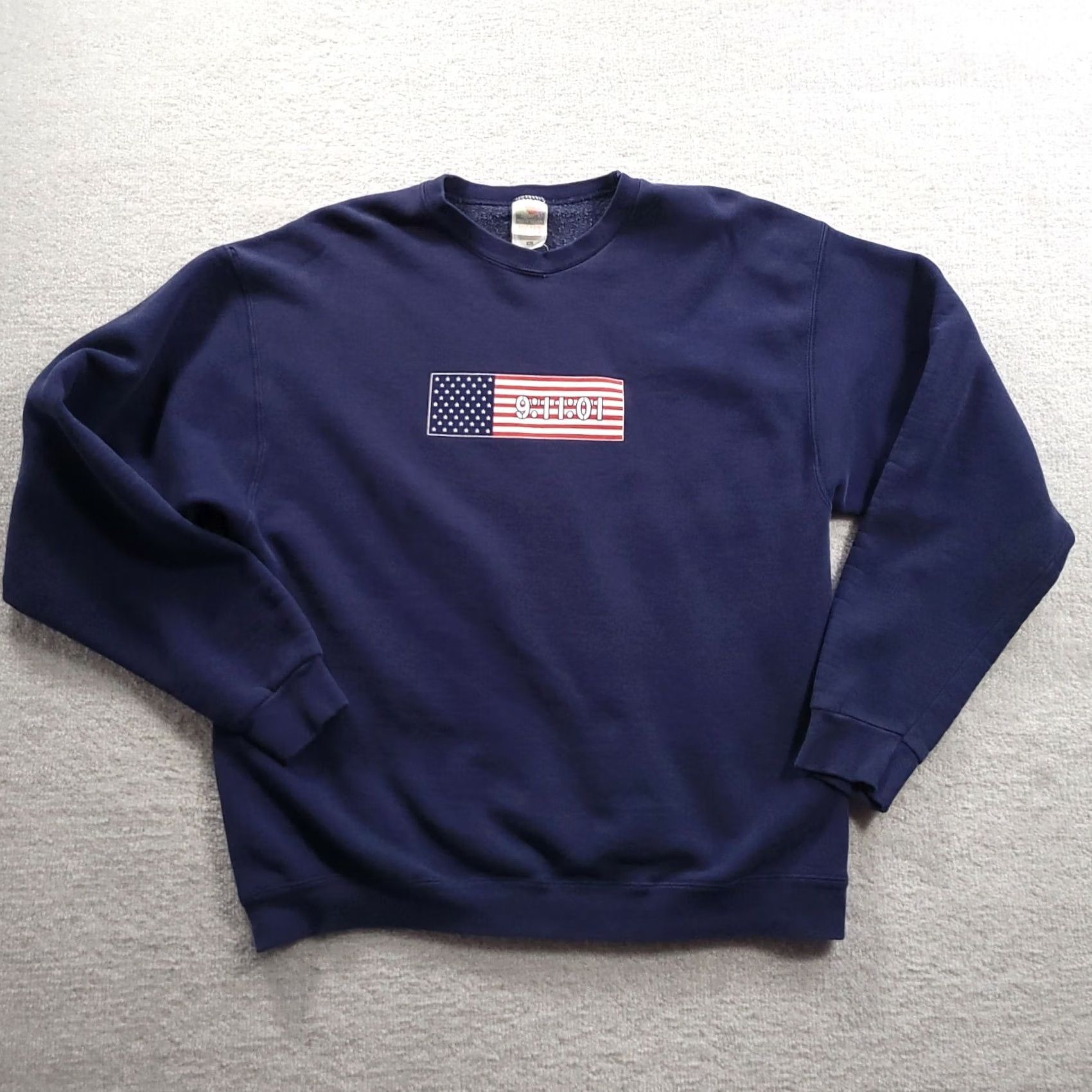 Fruit Of The Loom VINTAGE September 11th Crewneck Sweatshirt Adult XL New York Memorial Sweater Nike Size US XL / EU 56 / 4 - 2 Thumbnail