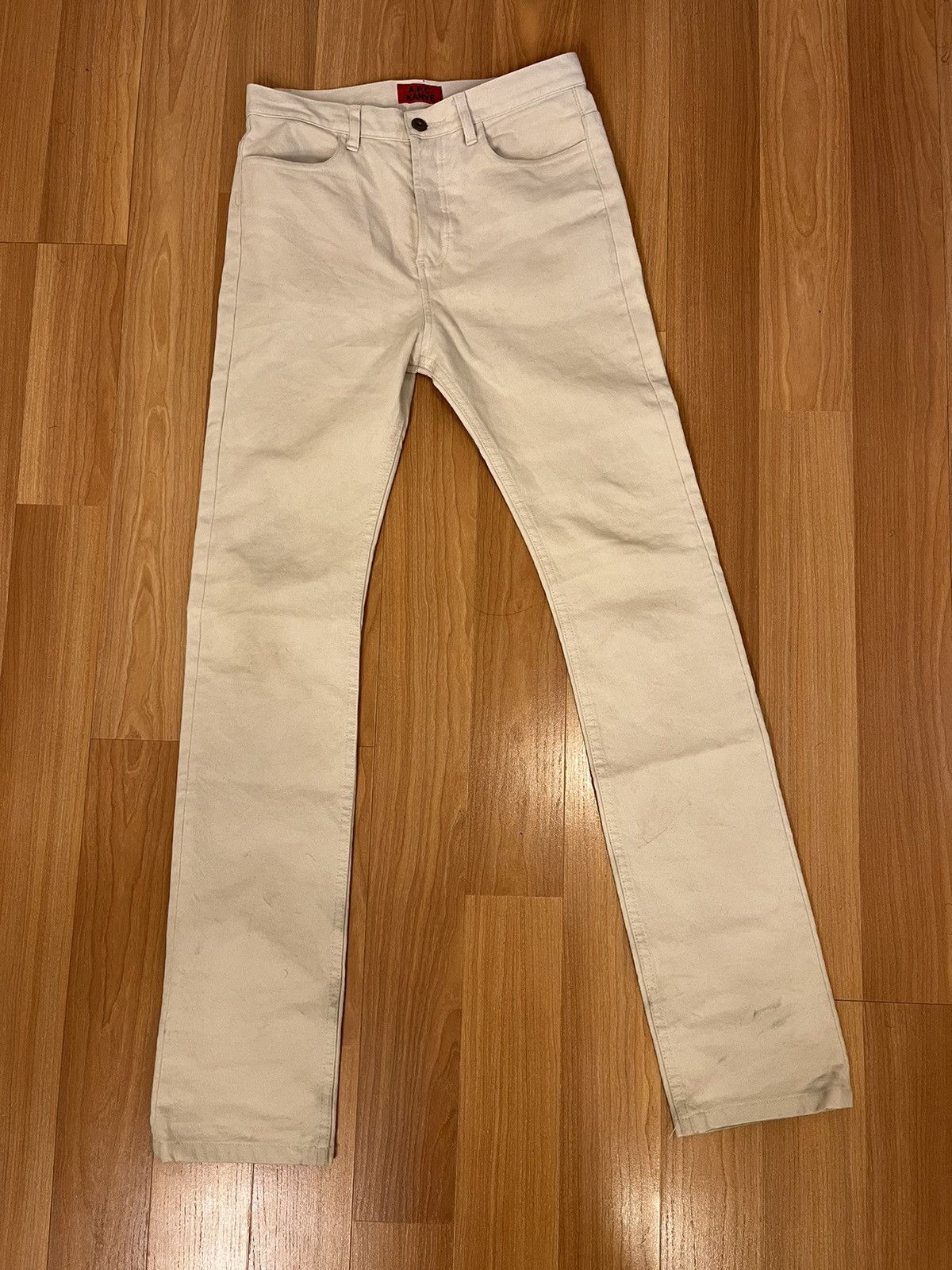 A.P.C. × Kanye West A.P.C. x Kanye 2014 Putty Denim Grailed