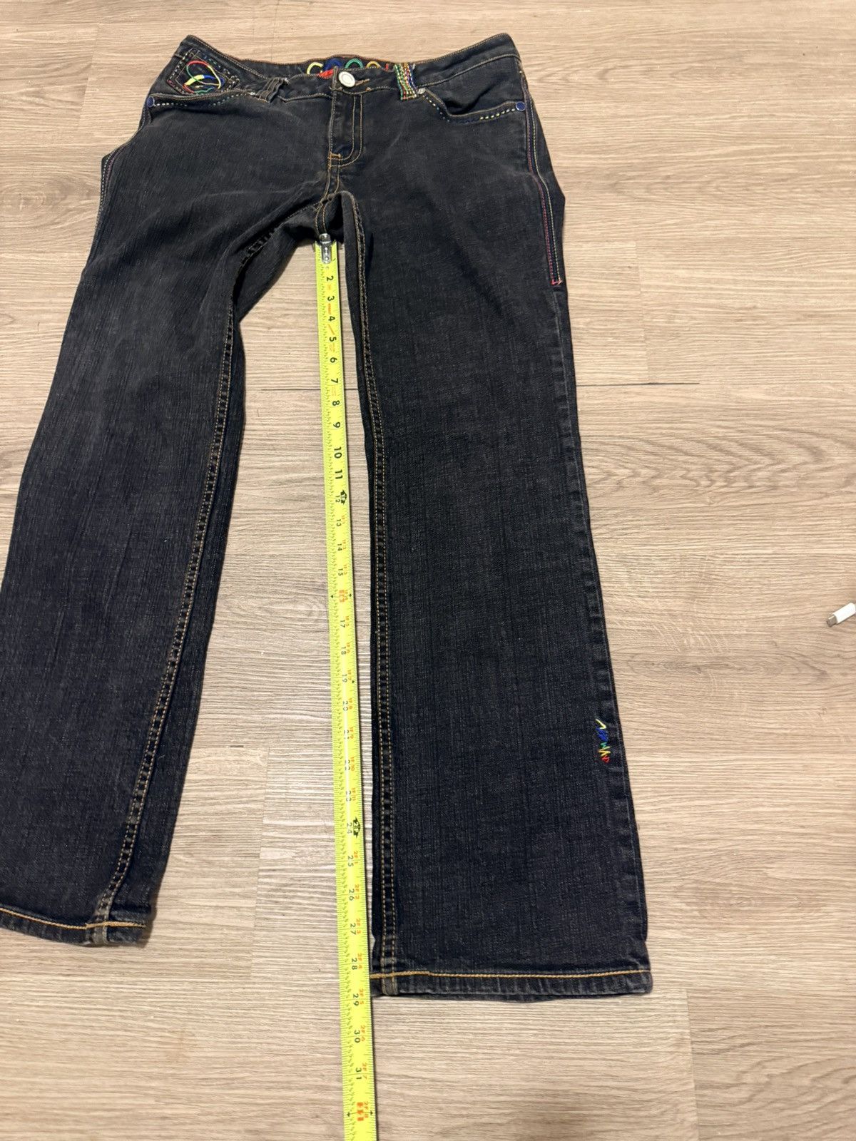 Coogi Y2K Coogi rainbow-stiched jeans Size 36" / US 14 / IT 50 - 7 Thumbnail