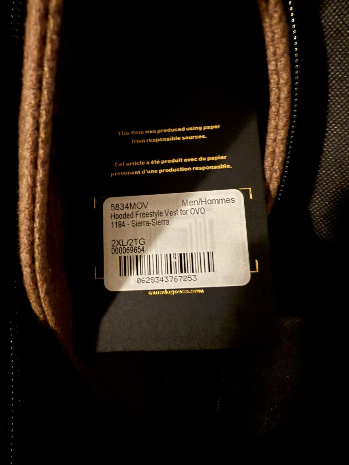 Canada Goose × October's Very Own Canada Goose X OVO freestyle vest for sale Size US XXL / EU 58 / 5 - 2 Thumbnail