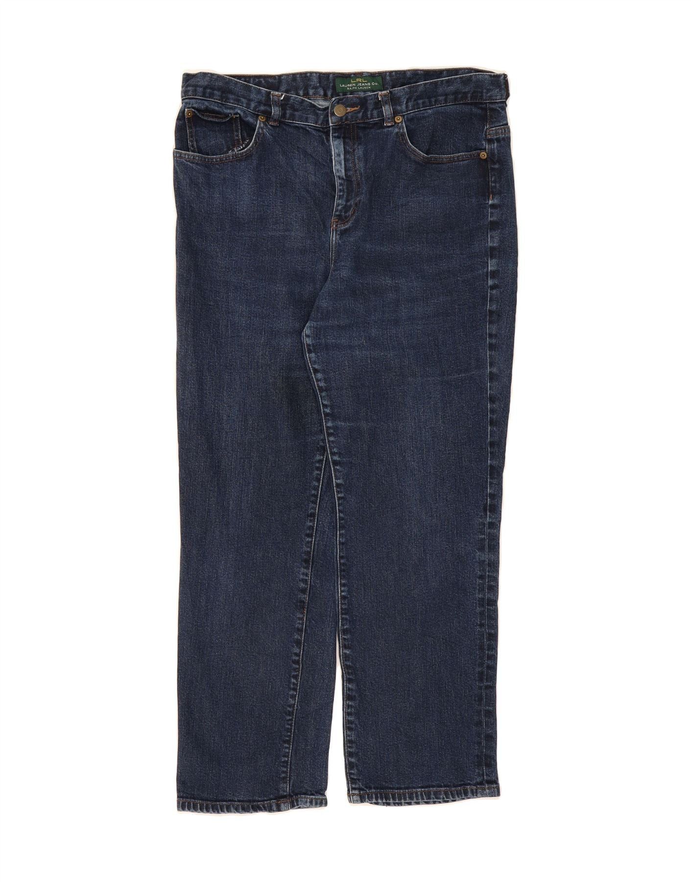 Ralph Lauren Womens Straight Jeans US 14 XL W34 L28 Blue Cotton Size 24" / US 00 / IT 34 - 1 Thumbnail