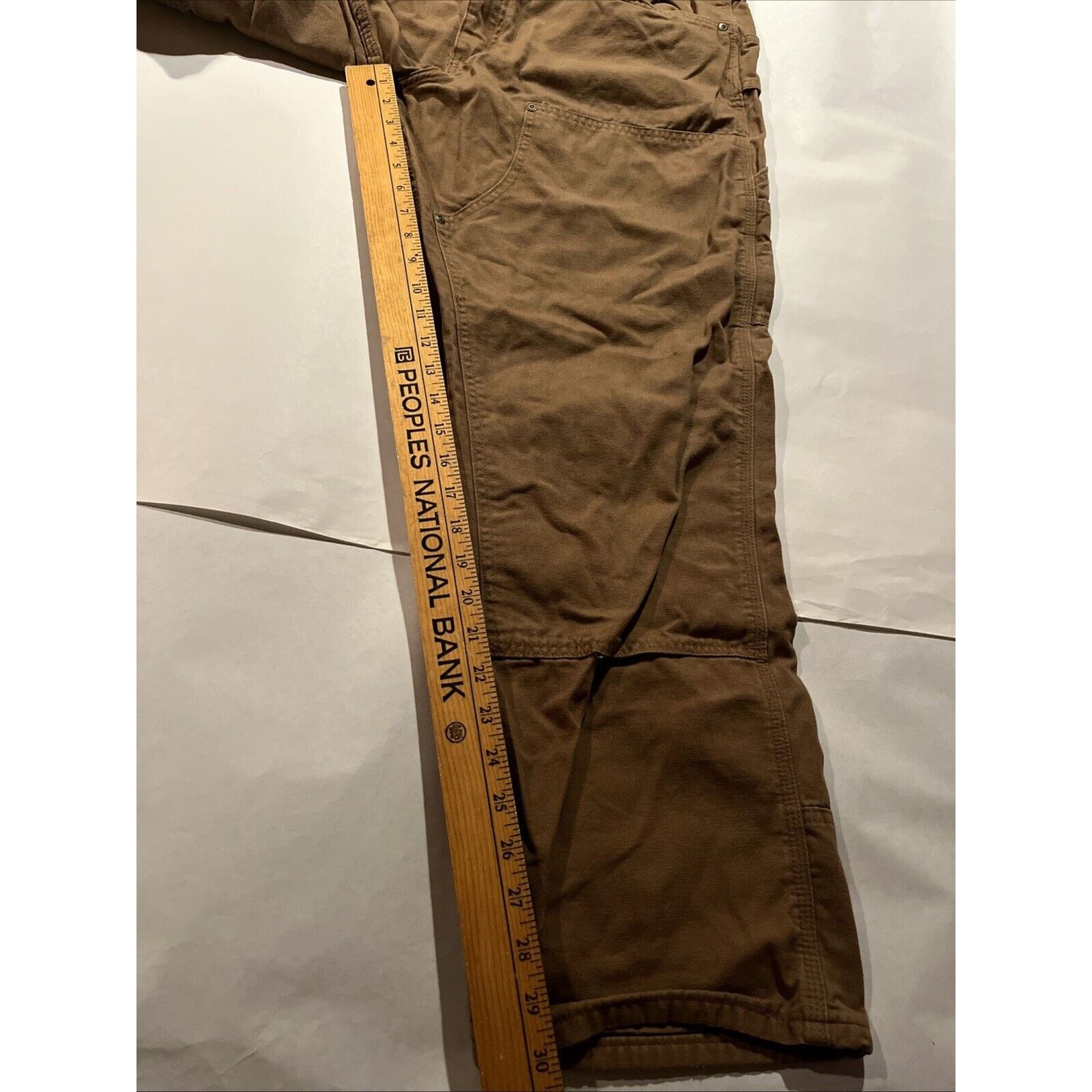 Carhartt Carhartt Canvas Double Knee Pants Men’s 38x30 Brown Workwear Size US 38 / EU 54 - 7 Thumbnail