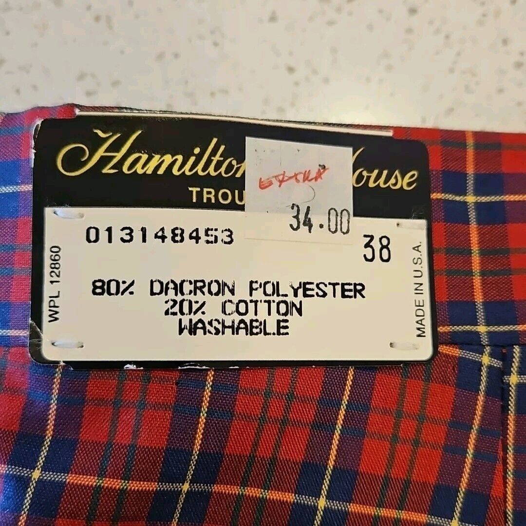 Vintage Vintage Wallace Plaid Shorts Mens 38 Red Tartan Surf Skate H Size US 38 / EU 54 - 9 Thumbnail