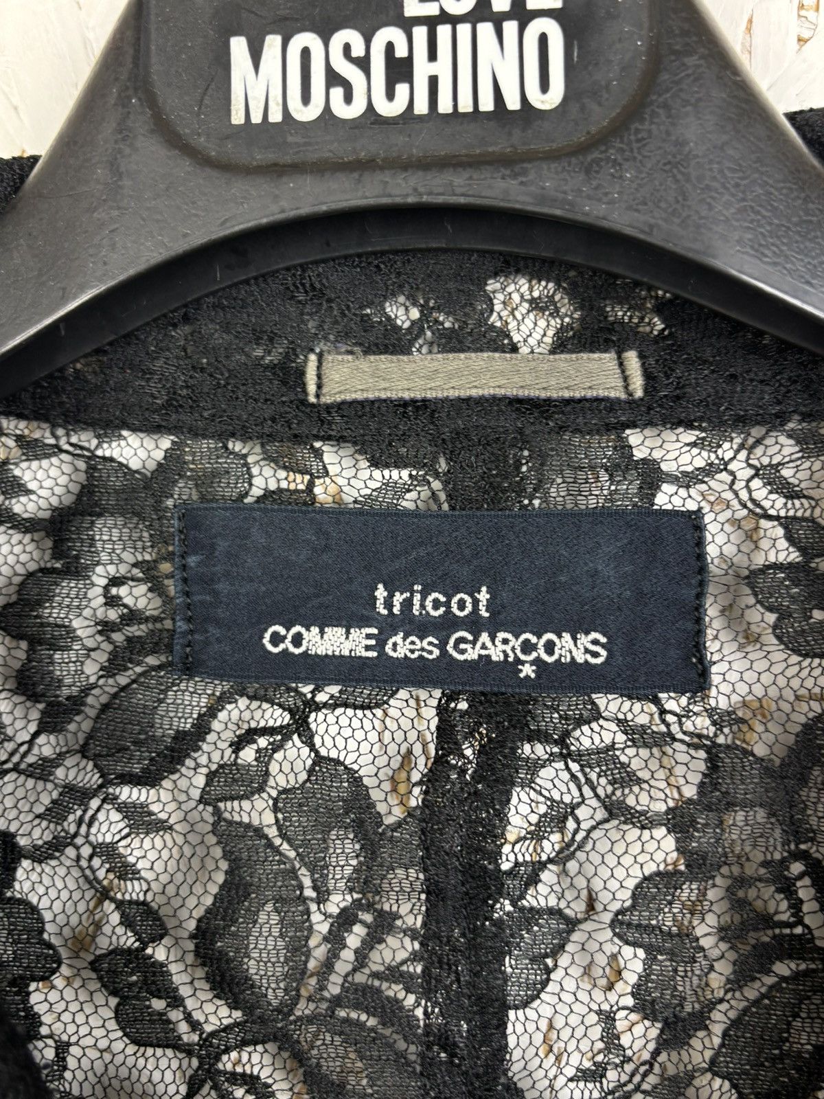 Tricot Comme des Garcons 90s Archive Comme Des Garcons Lace Button Up Shirt CDG ~L Size L / US 10 / IT 46 - 3 Thumbnail