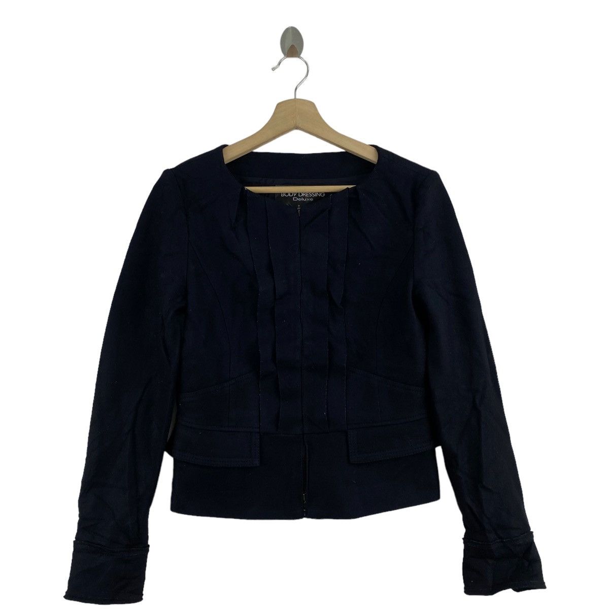 DELUXE × Japanese Brand BODY DRESSING DELUXE Japanese Brand Nice Design Black Coat Size S / US 4 / IT 40 - 1 Thumbnail