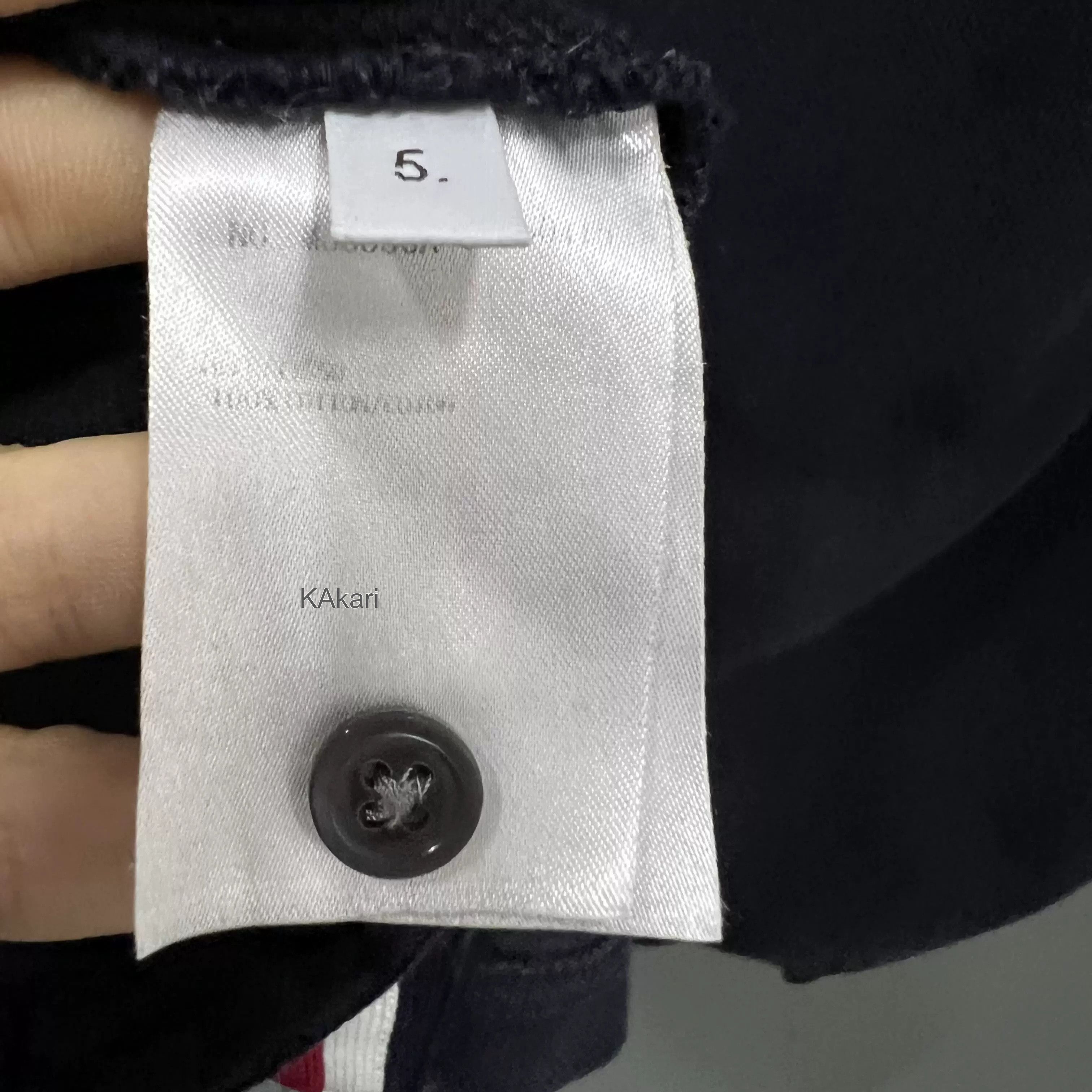Thom Browne Thom Browne Back Stripe Short Sleeve Size US S / EU 44-46 / 1 - 5 Thumbnail