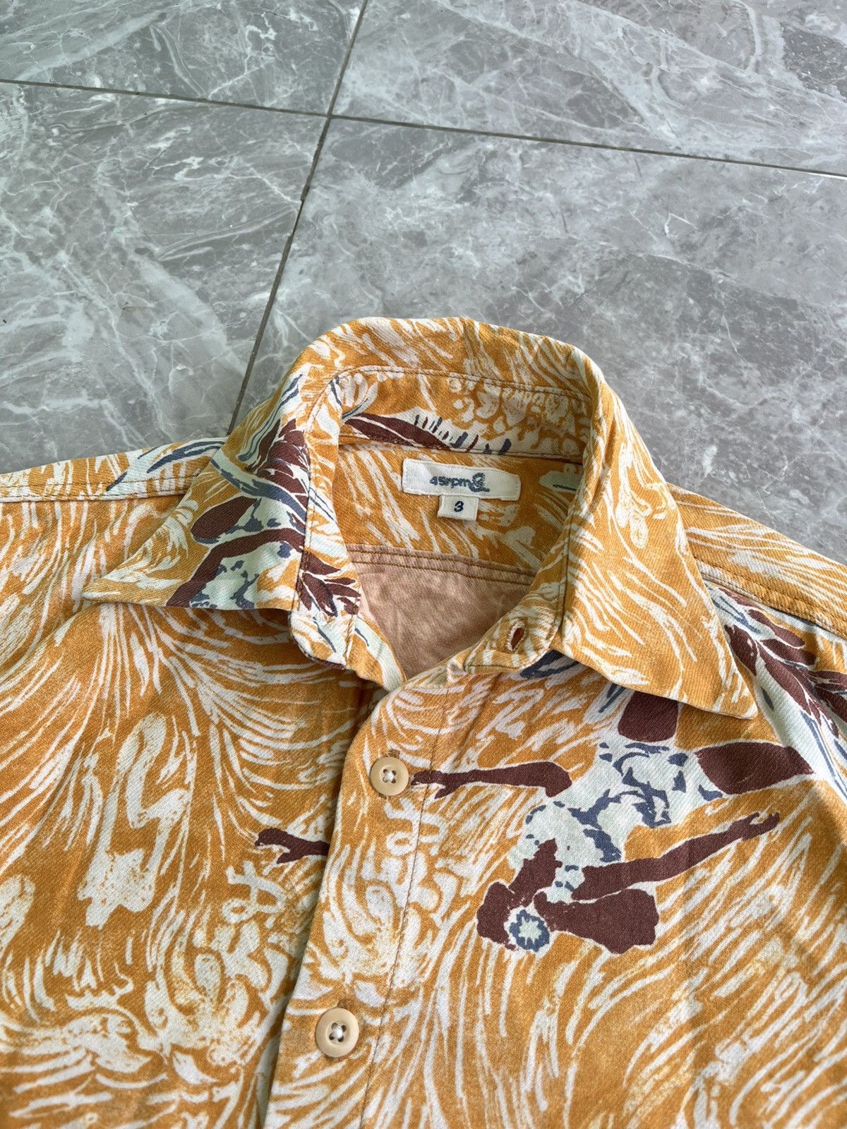45rpm Japanese Brand 45rpm Full Print Button Shirt Size US S / EU 44-46 / 1 - 4 Thumbnail