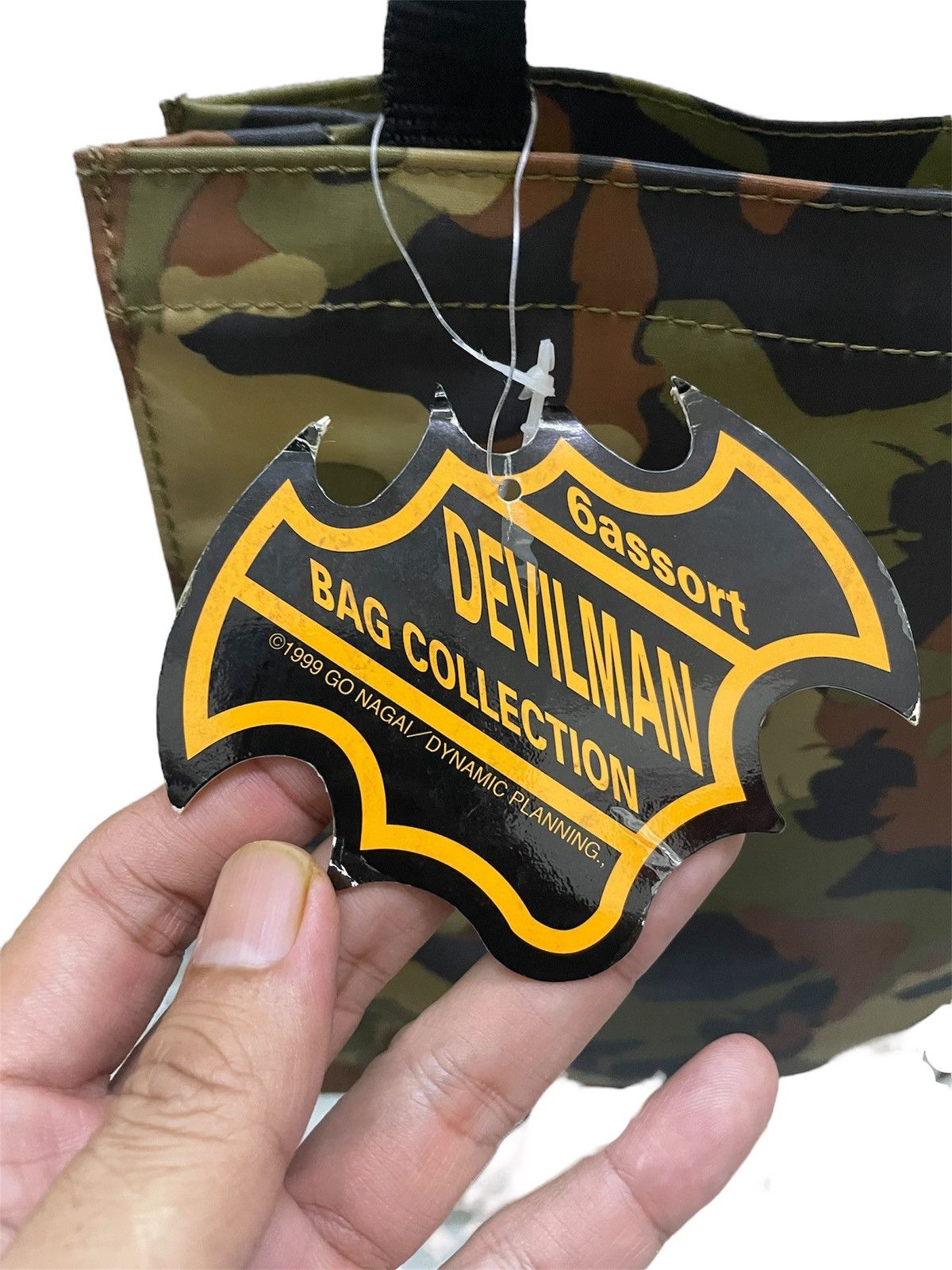 Anime × Vintage RARE 1999 Devilman x Banpresto Camo Tote Bag DEADSTOCK Size ONE SIZE - 8 Thumbnail