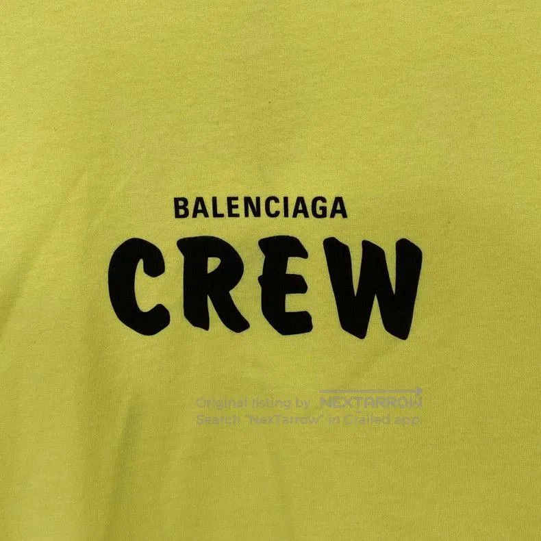 Balenciaga Balenciaga CREW Graphic Short Sleeve. Size US XL / EU 56 / 4 - 4 Thumbnail