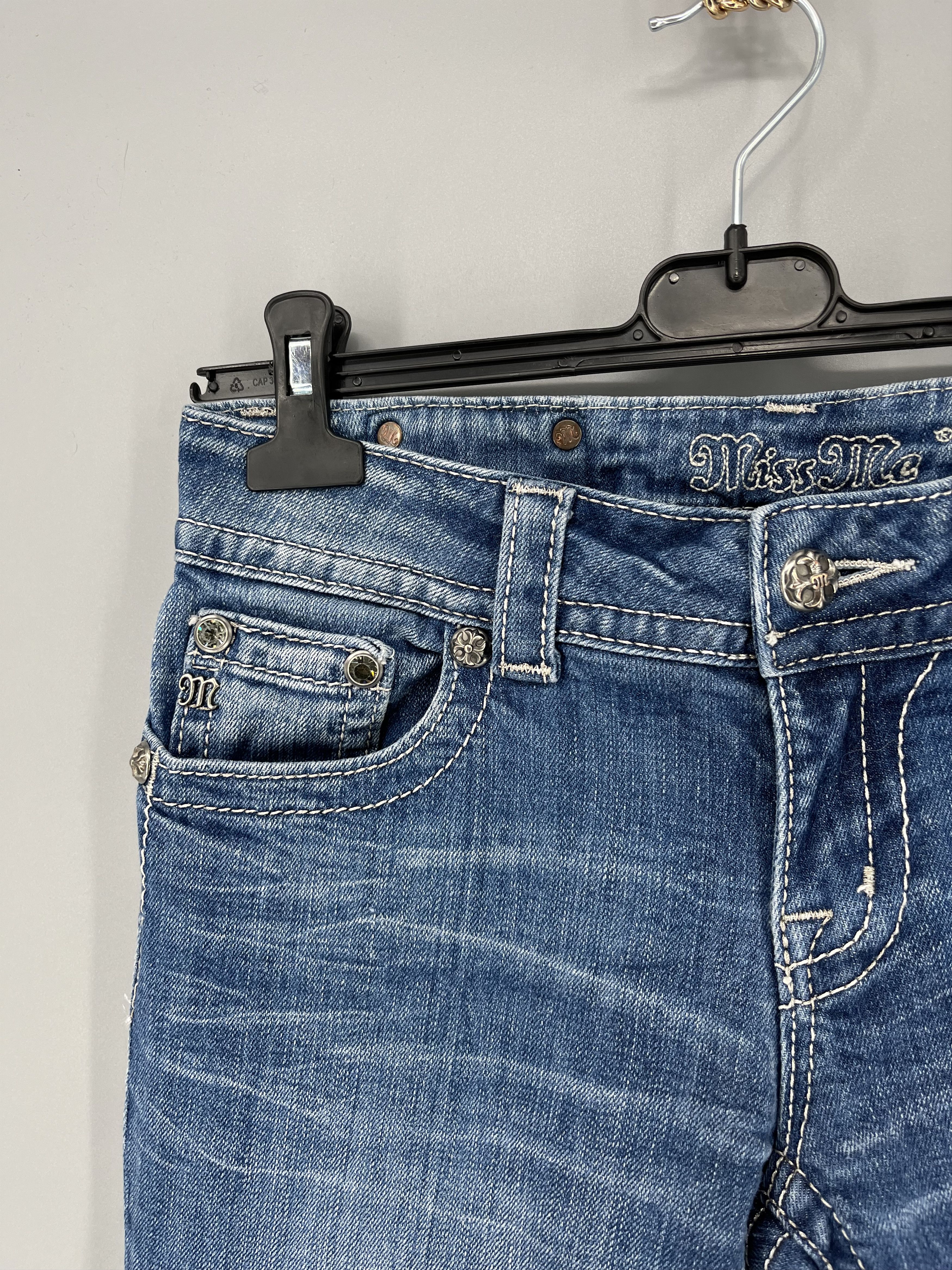 Hysteric Glamour × Japanese Brand × Miss Me Miss Me CRAZY Hysteric Glamour Chrome Hearts Style Jeans Size 28" / US 6 / IT 42 - 3 Thumbnail
