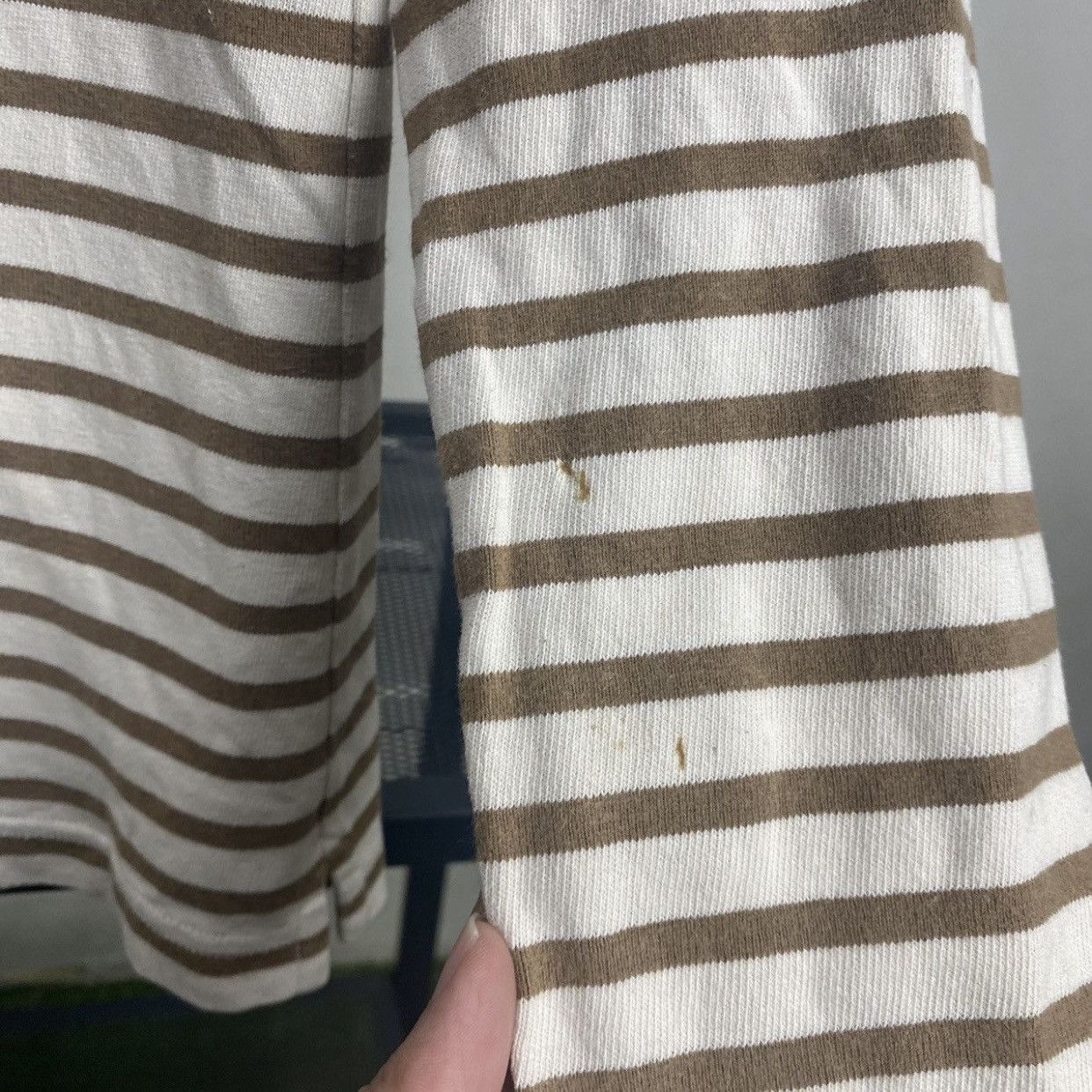 Margaret Howell MHL Margaret Howell Striped Long Sleeve Breton Tee Size US S / EU 44-46 / 1 - 7 Thumbnail