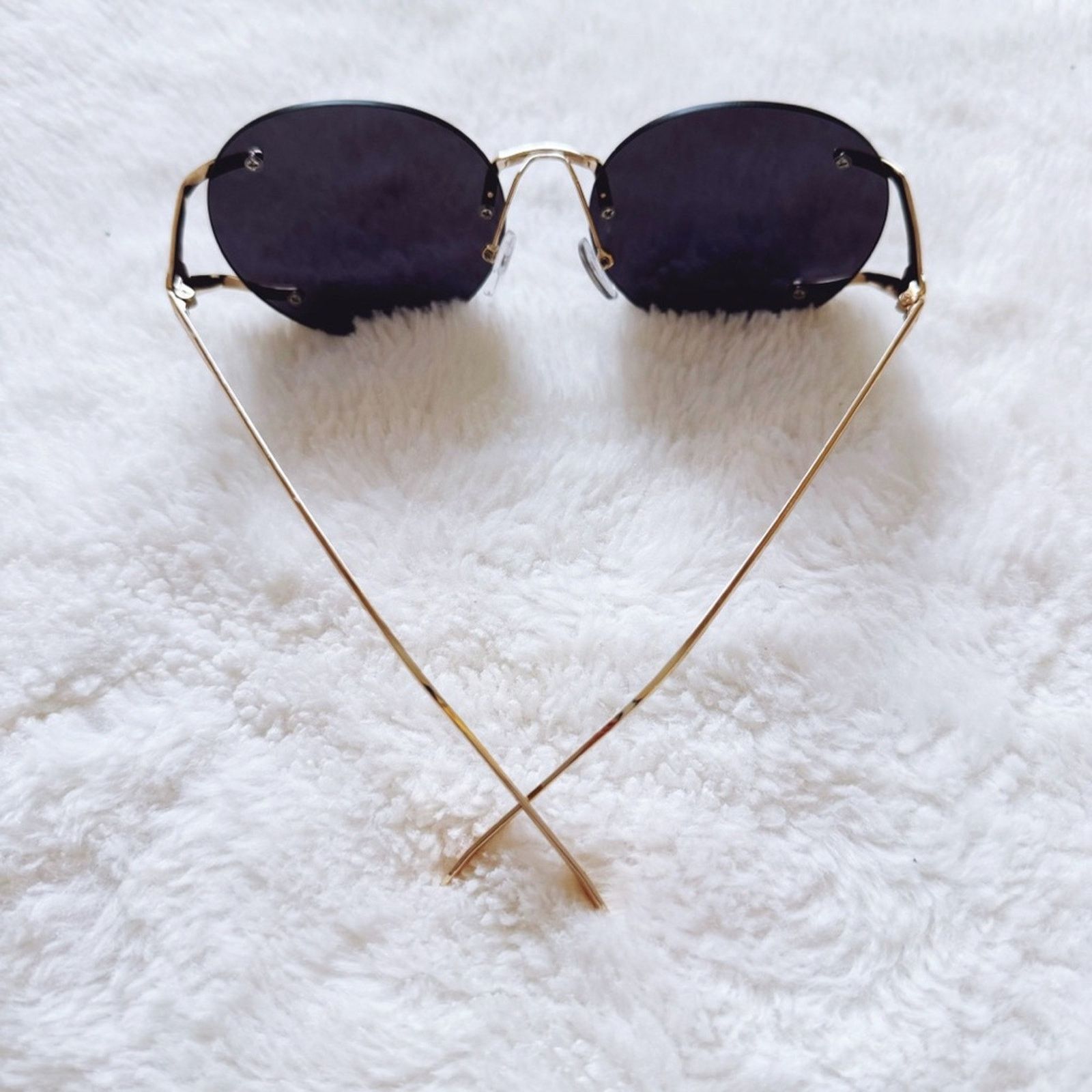 Other Ruth Black Round Metal Sunglasses Size ONE SIZE - 11 Thumbnail