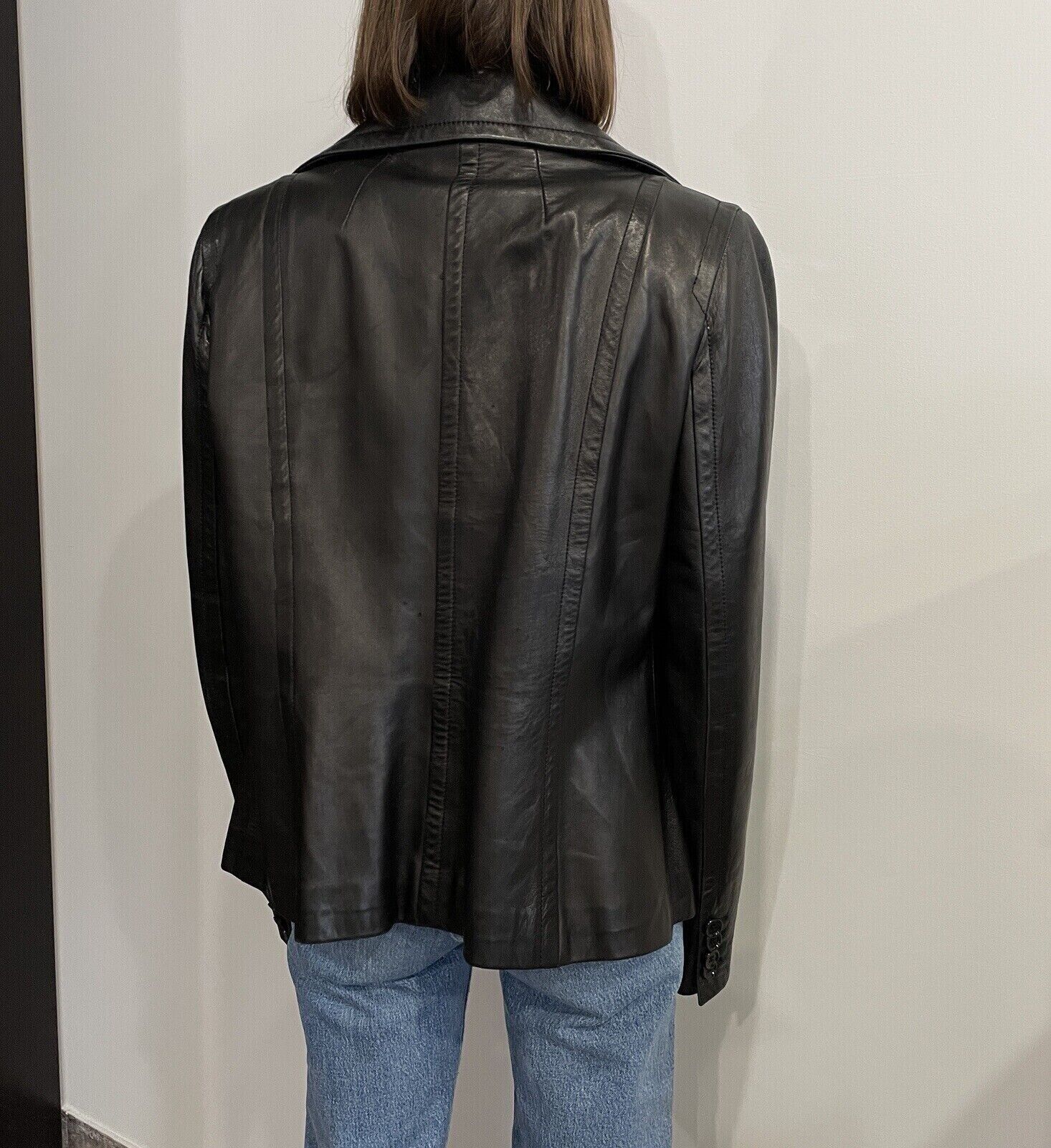 Dolce & Gabbana Dolce & Gabbana Real Leather Biker Jacket Size L / US 10 / IT 46 - 3 Thumbnail