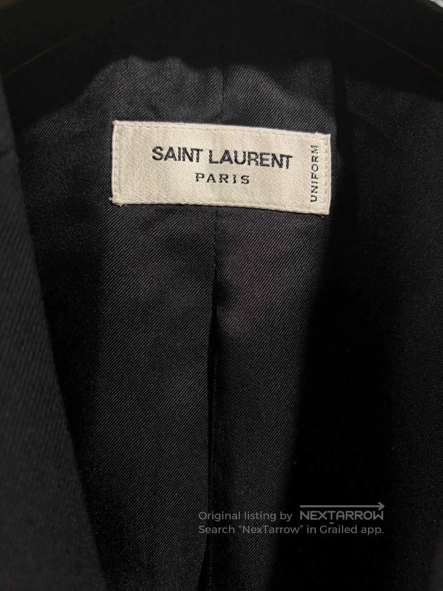 Yves Saint Laurent Saint Laurent Women’s Smoking Jacket F40. Size S / US 4 / IT 40 - 3 Thumbnail