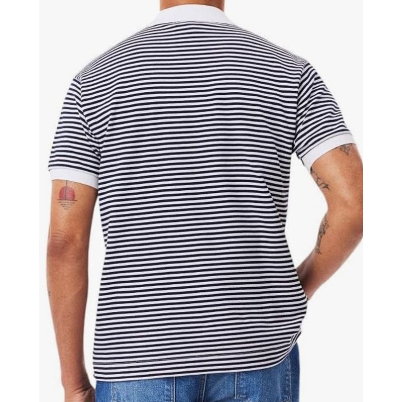 Lacoste Lacoste Men's Short Sleeve Classic Fit Stripped Polo Shirt S Size US S / EU 44-46 / 1 - 3 Thumbnail
