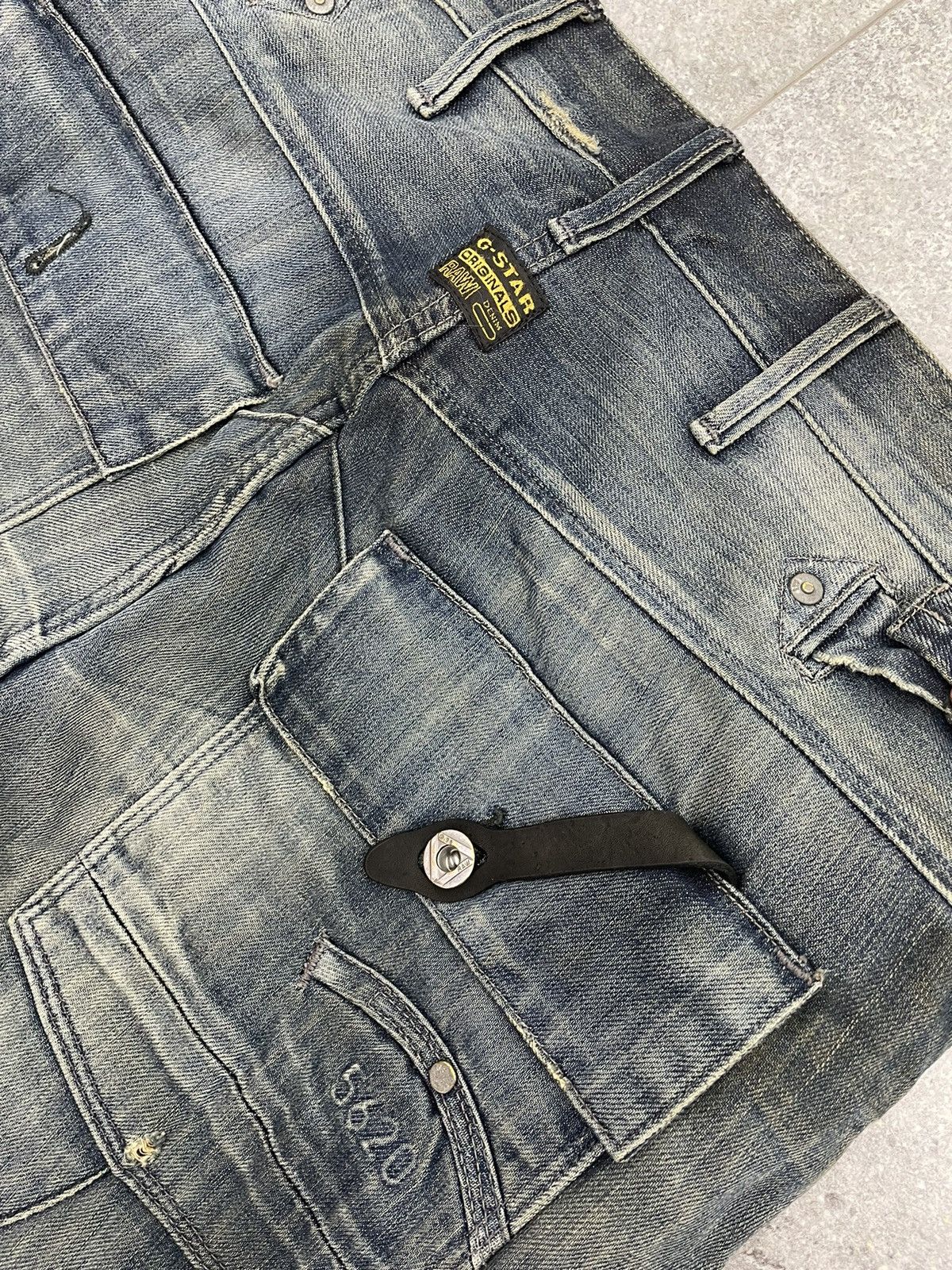 G-Star × Vintage Vintage G star Raw 5620 jeans double knee Size US 32 / EU 48 - 12 Thumbnail