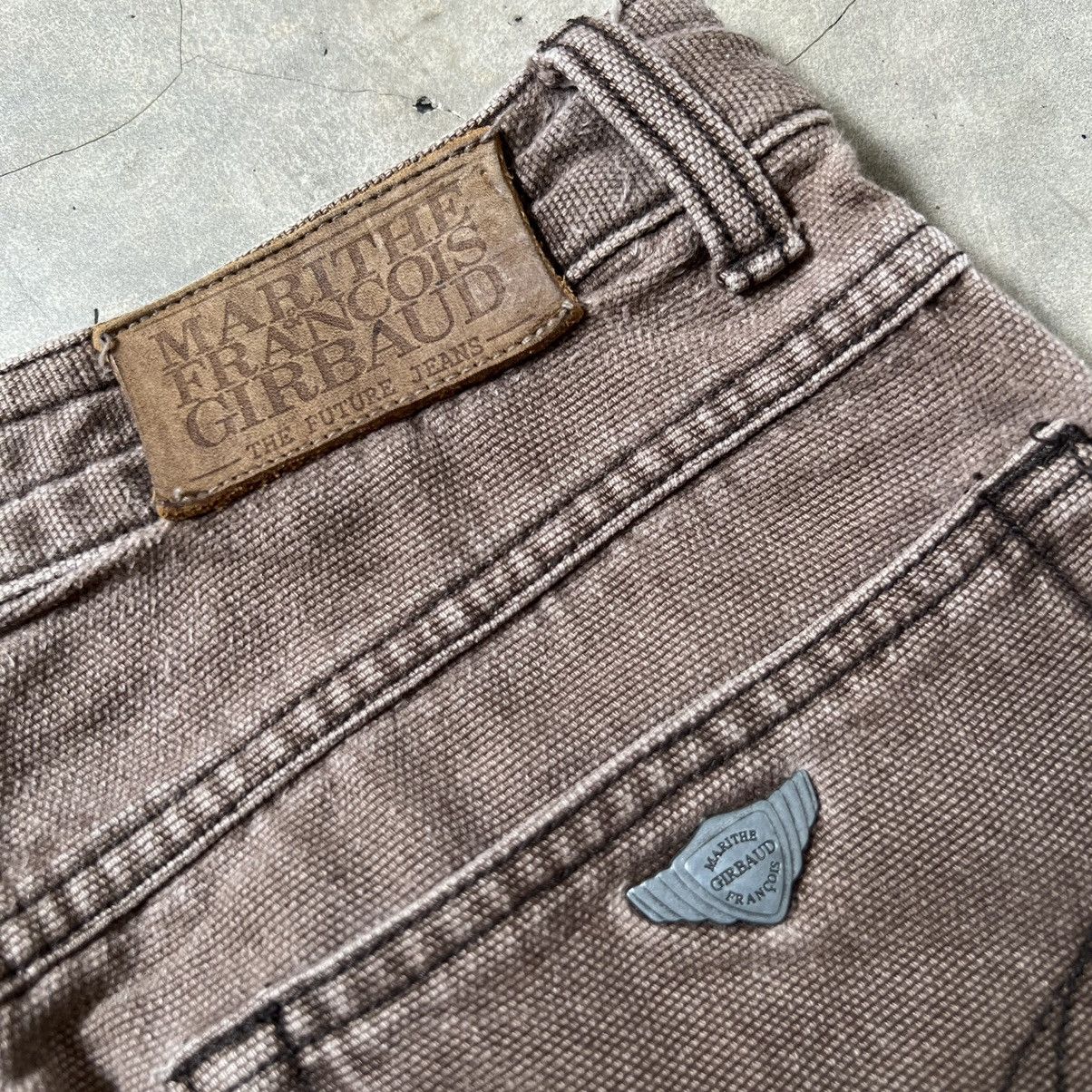 Marithe + Francois Girbaud 2000s Marithe Francois Girbaud Bootcut Jeans Brown Size US 29 - 6 Thumbnail