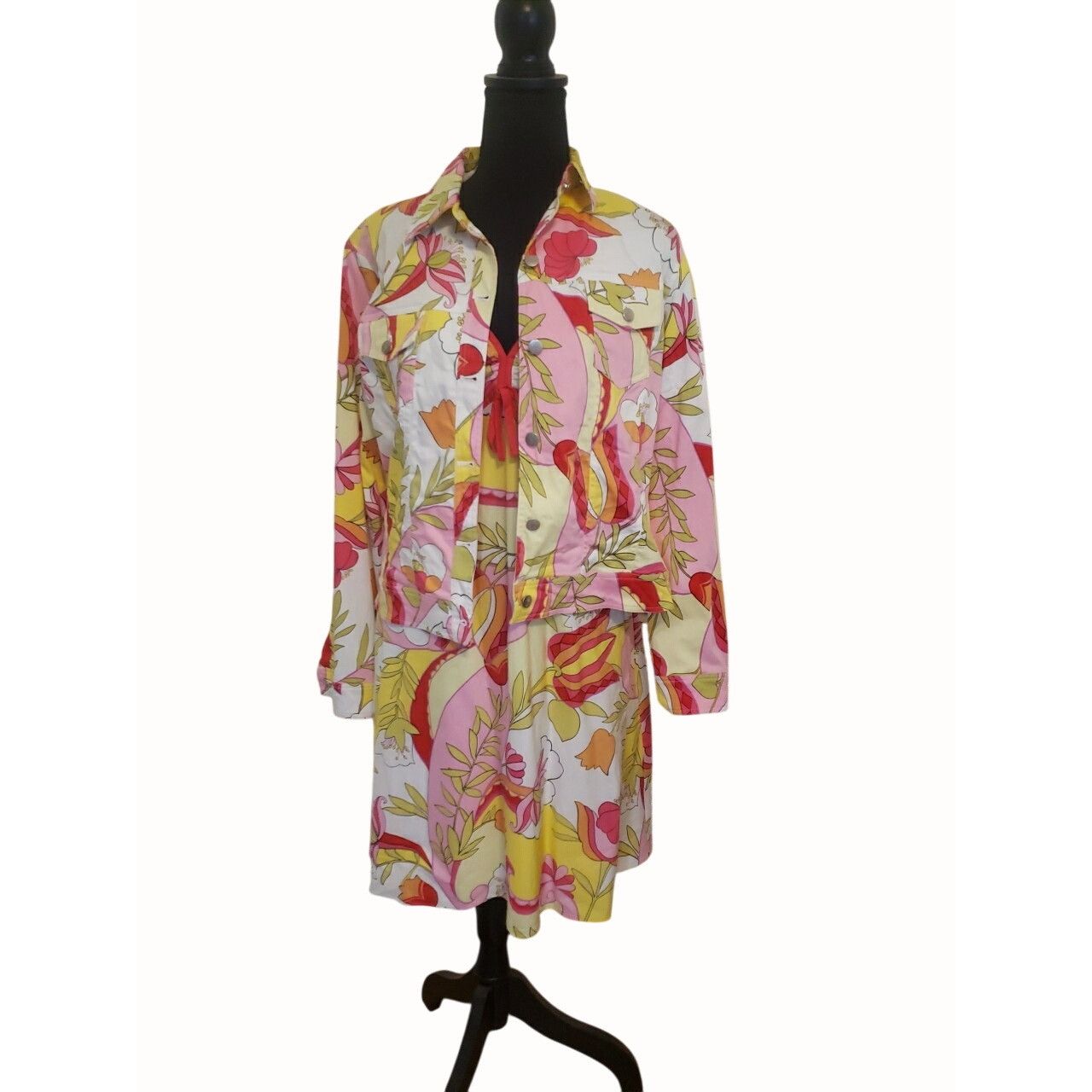 Tori Richard Tori Richard Honolulu Dress Jacket Set Womens 10 Dress 12 Ja Size L / US 10 / IT 46 - 1 Thumbnail