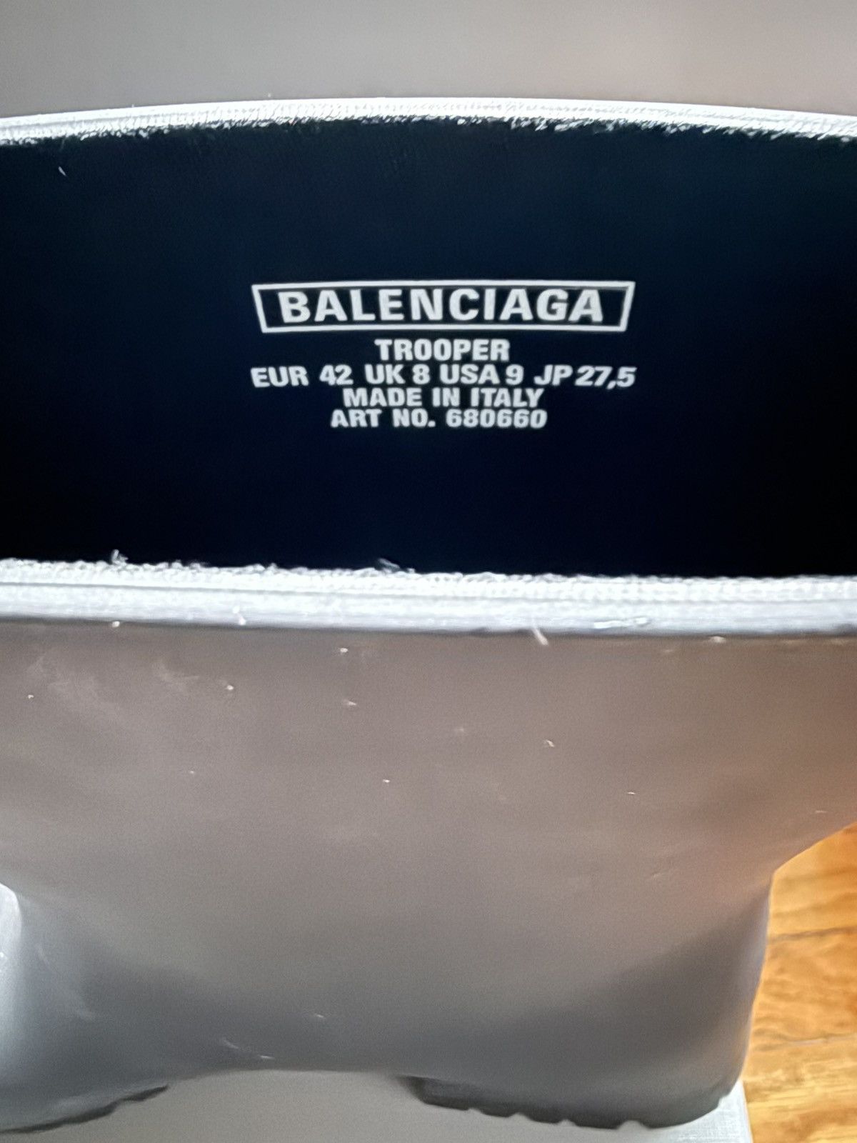 Balenciaga Balenciaga Trooper Rubber Boots Size US 9 / EU 42 - 7 Thumbnail