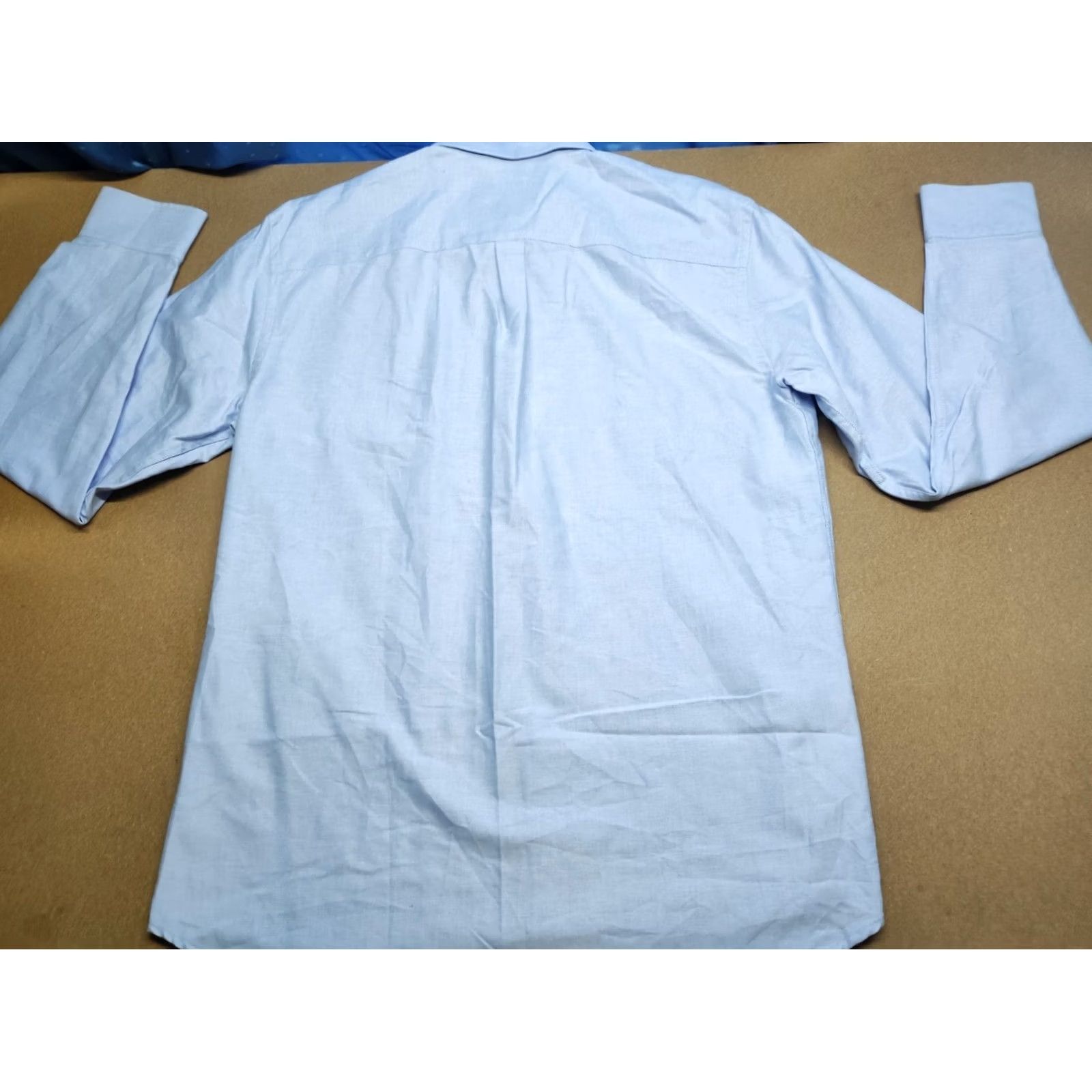Les Deux Les Deux Men Button-Down Shirt XL Blue Long Sleeve Button-Up Casual Fall Spring Summer Winter Mens Size US XL / EU 56 / 4 - 2 Thumbnail