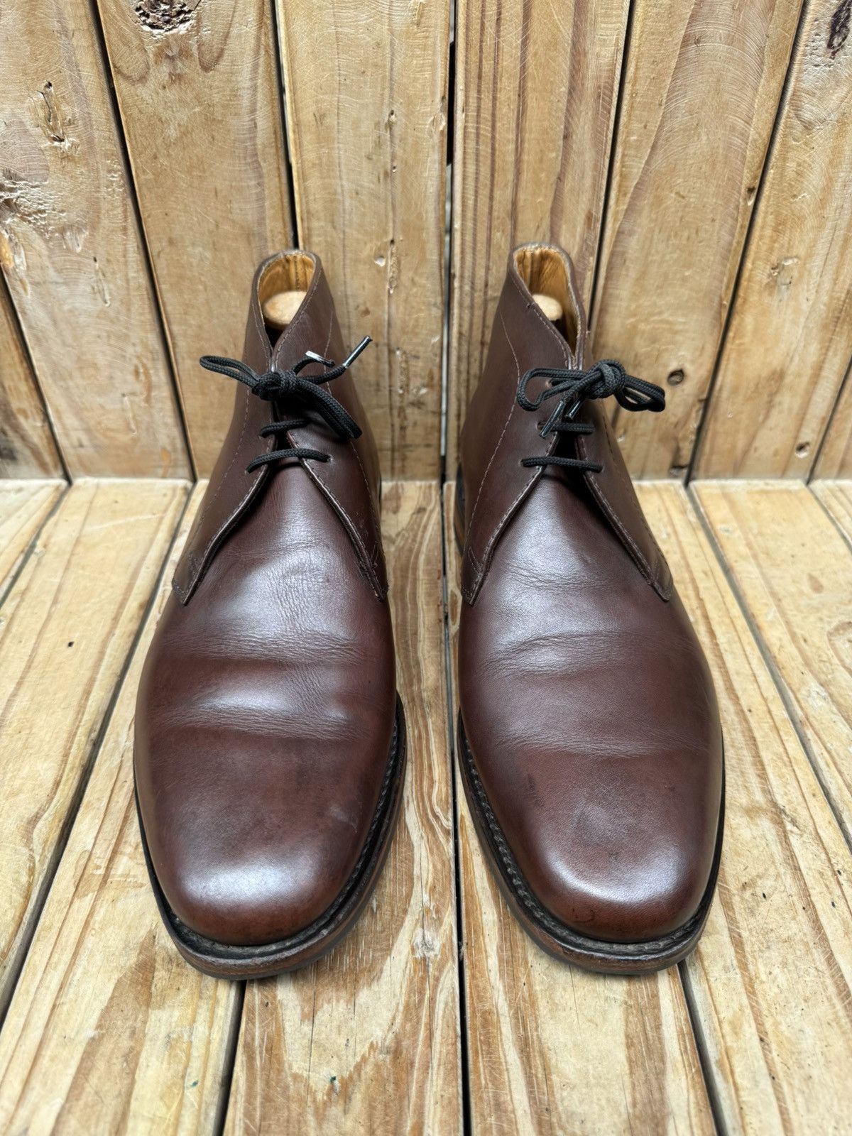 Loake Loake Shoemakers brown Men’s Chukka leather boots US 10 F Size US 10 / EU 43 - 3 Thumbnail