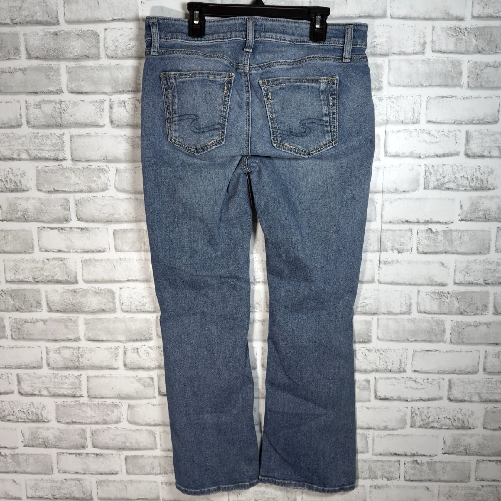 Silver Jeans Co. Silver Jeans Co Blue Slim Boot Jeans Womens 29x29 Size 29" - 5 Thumbnail