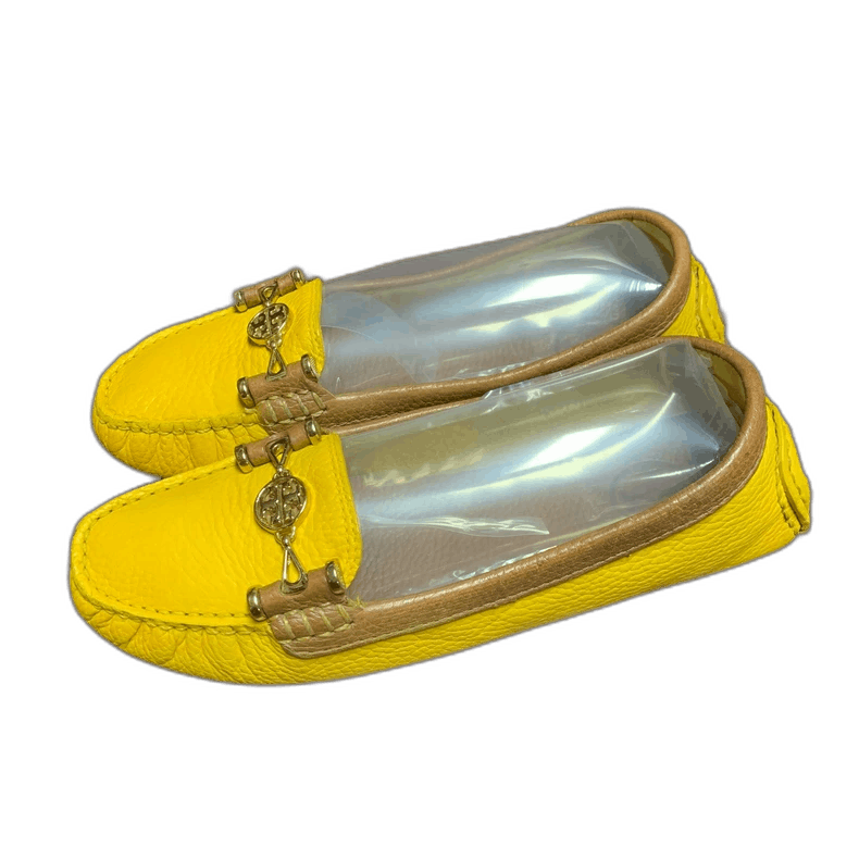Tory Burch Tory Burch Yellow Flat Loafers Size 37 Size US 7 / IT 37 - 1 Thumbnail